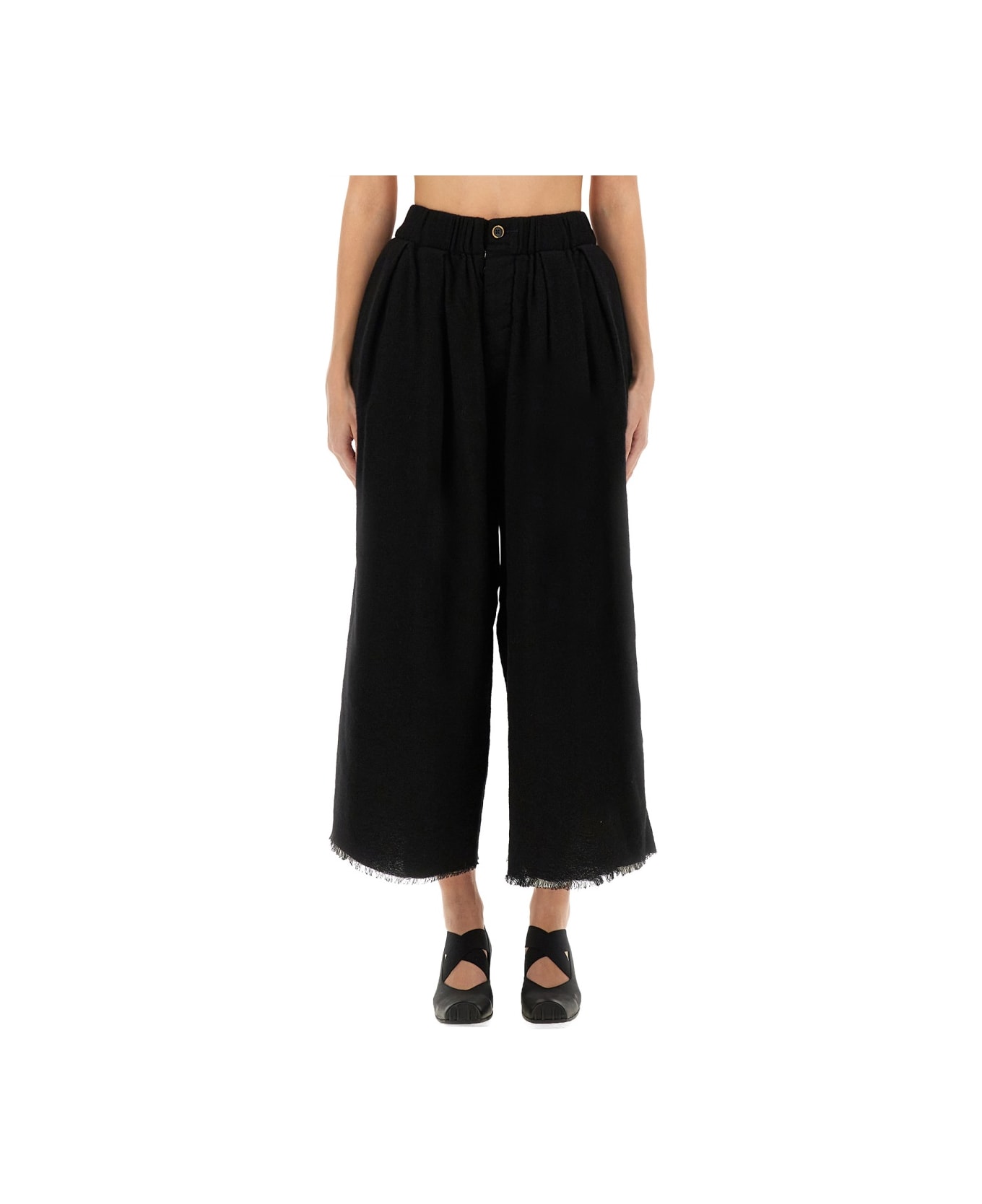 Uma Wang Pants "poetic" - BLACK
