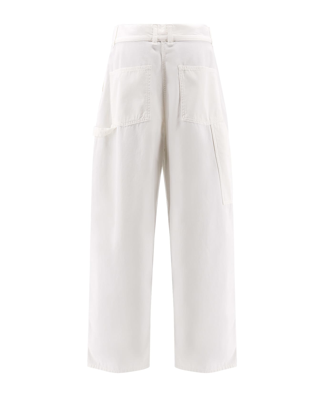 The Row Sharka Cotton And Cashmere Trousers - White