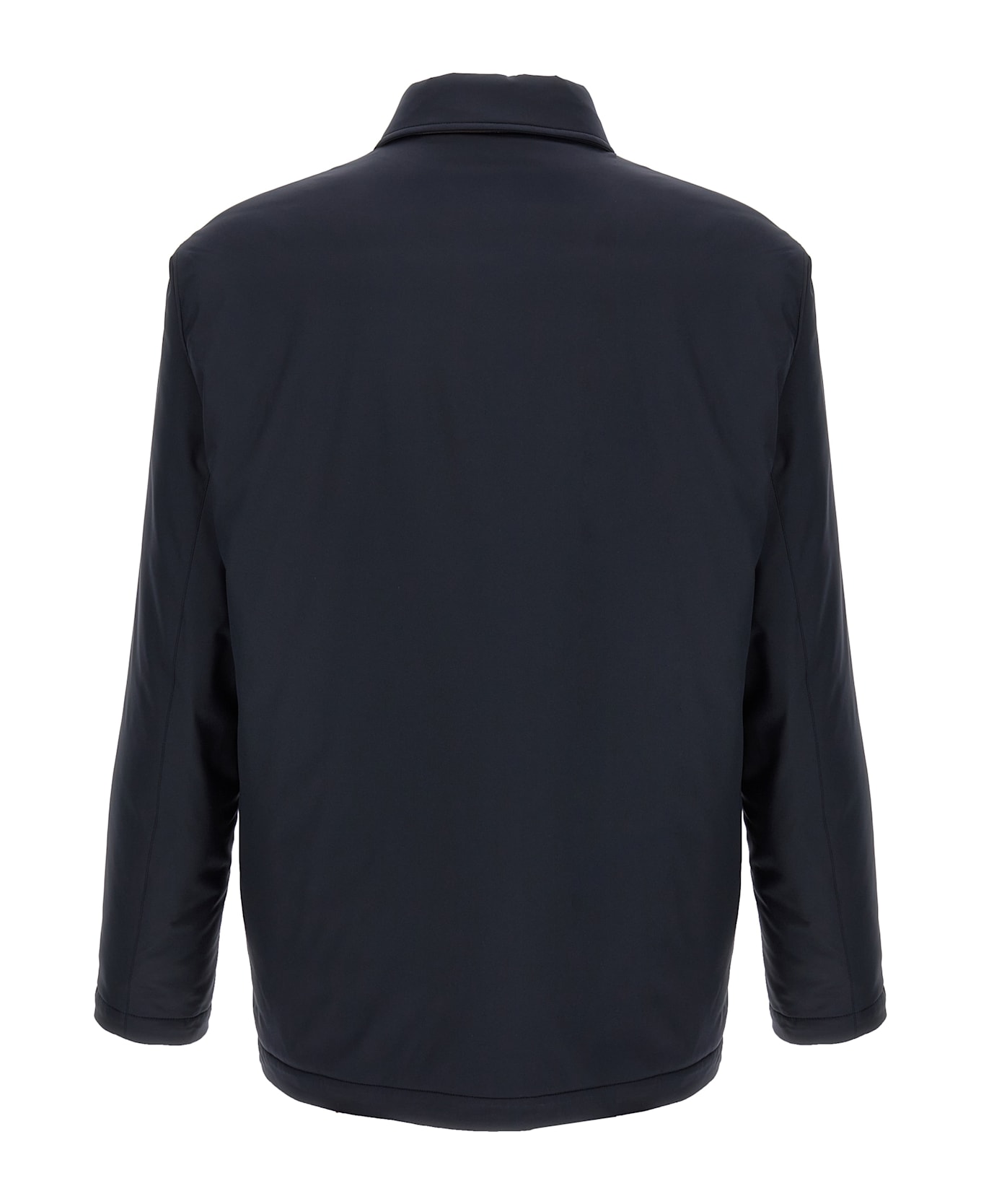 Kiton Padded Overshirt - Blue