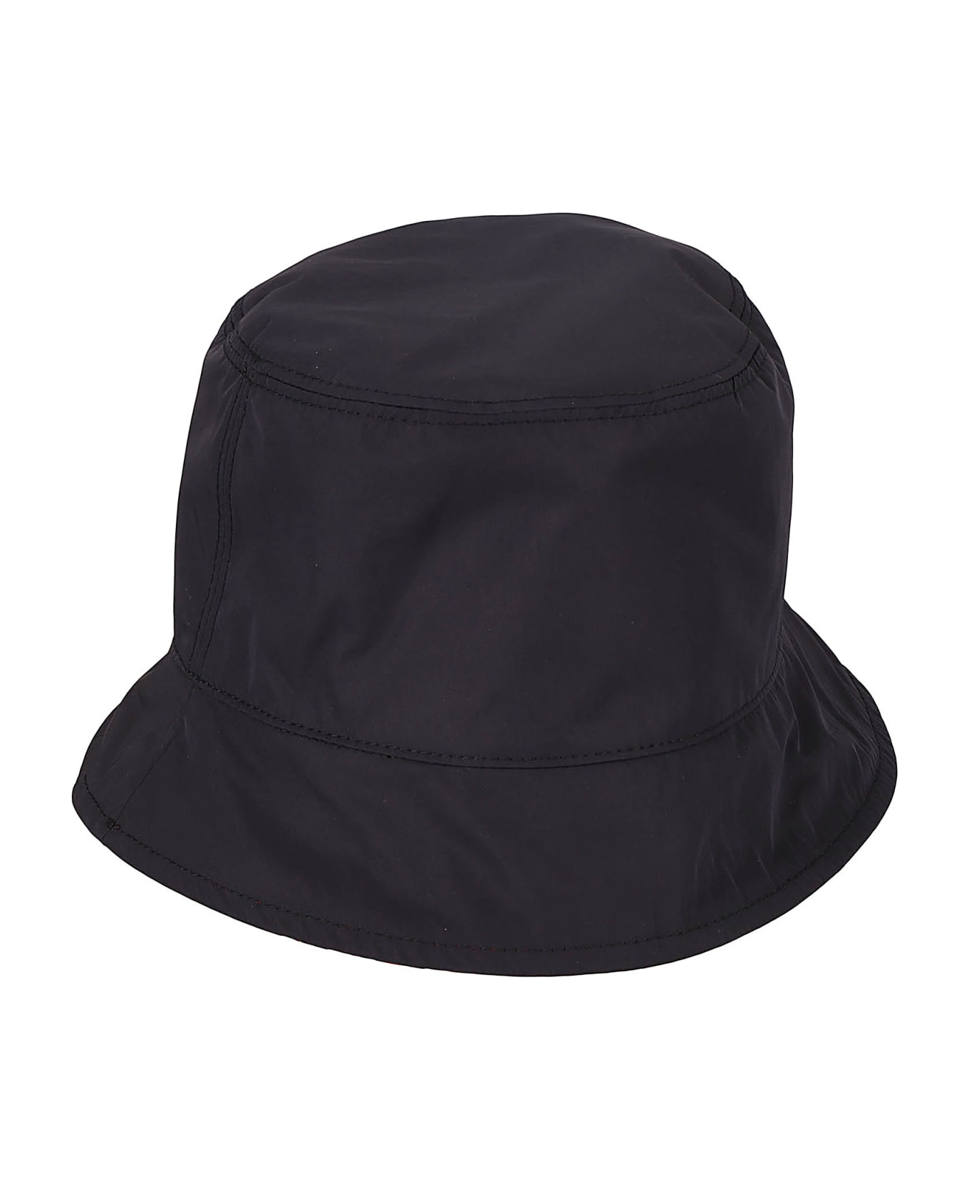 Moncler Logo Patch Bucket Hat - Navy