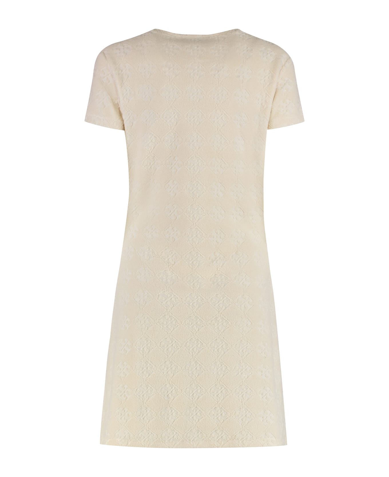 Tory Burch Terry Cotton-blend Dress - Ivory