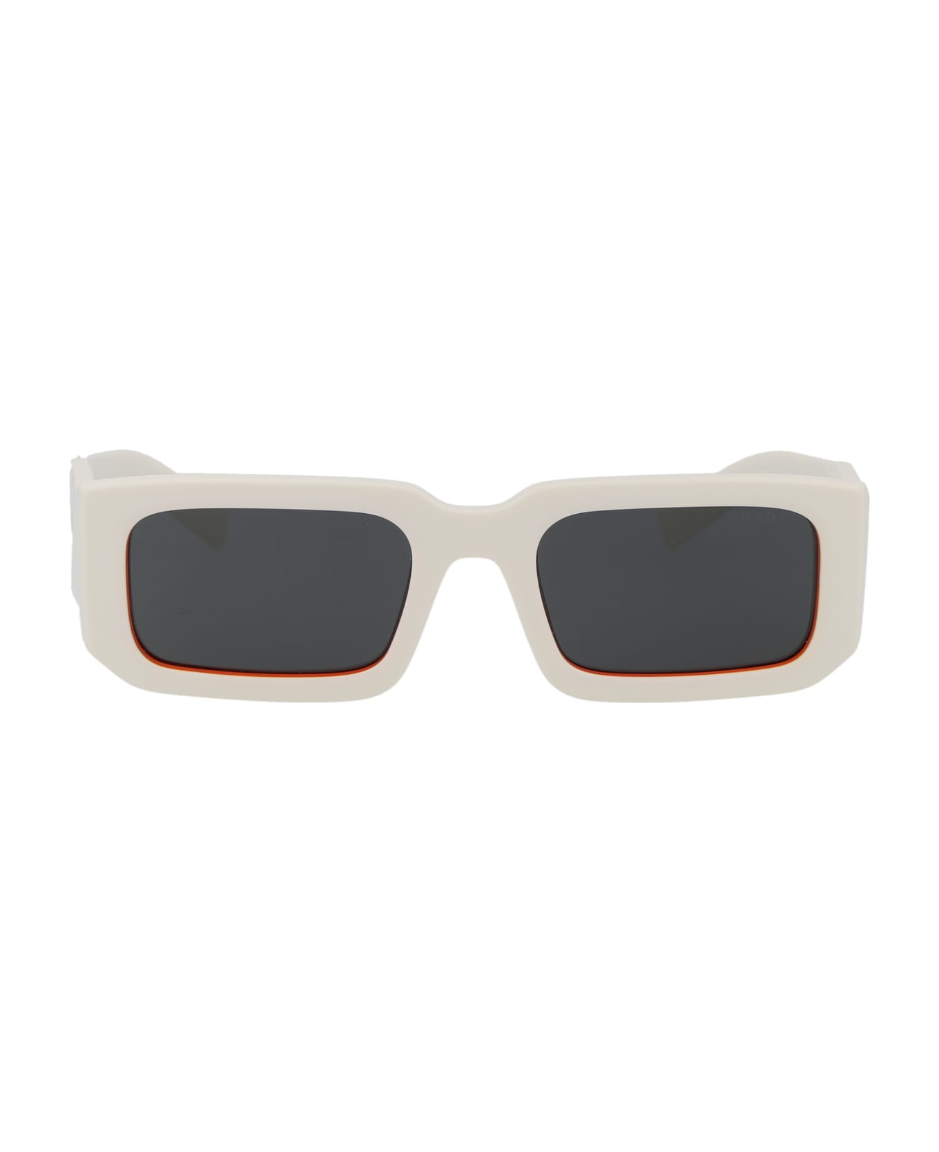 Prada Eyewear 0pr 06ys Sunglasses - 17M5S0 Talc/Orange