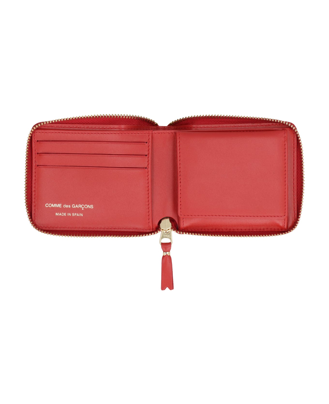 Comme des Garçons Wallet Mini Leather Wallet - Red