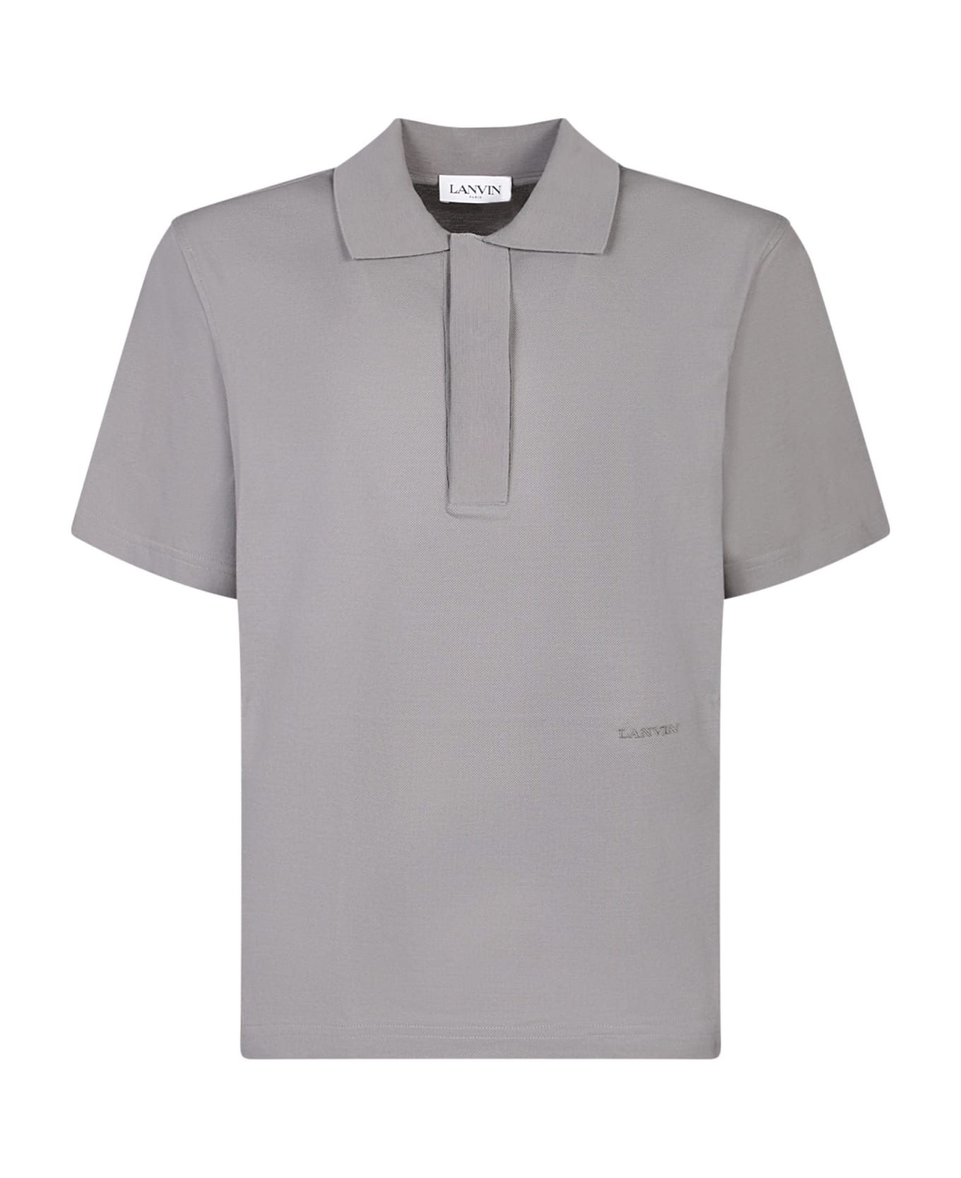 Lanvin Logo Embroidery Polo Shirt - Beige シャツ