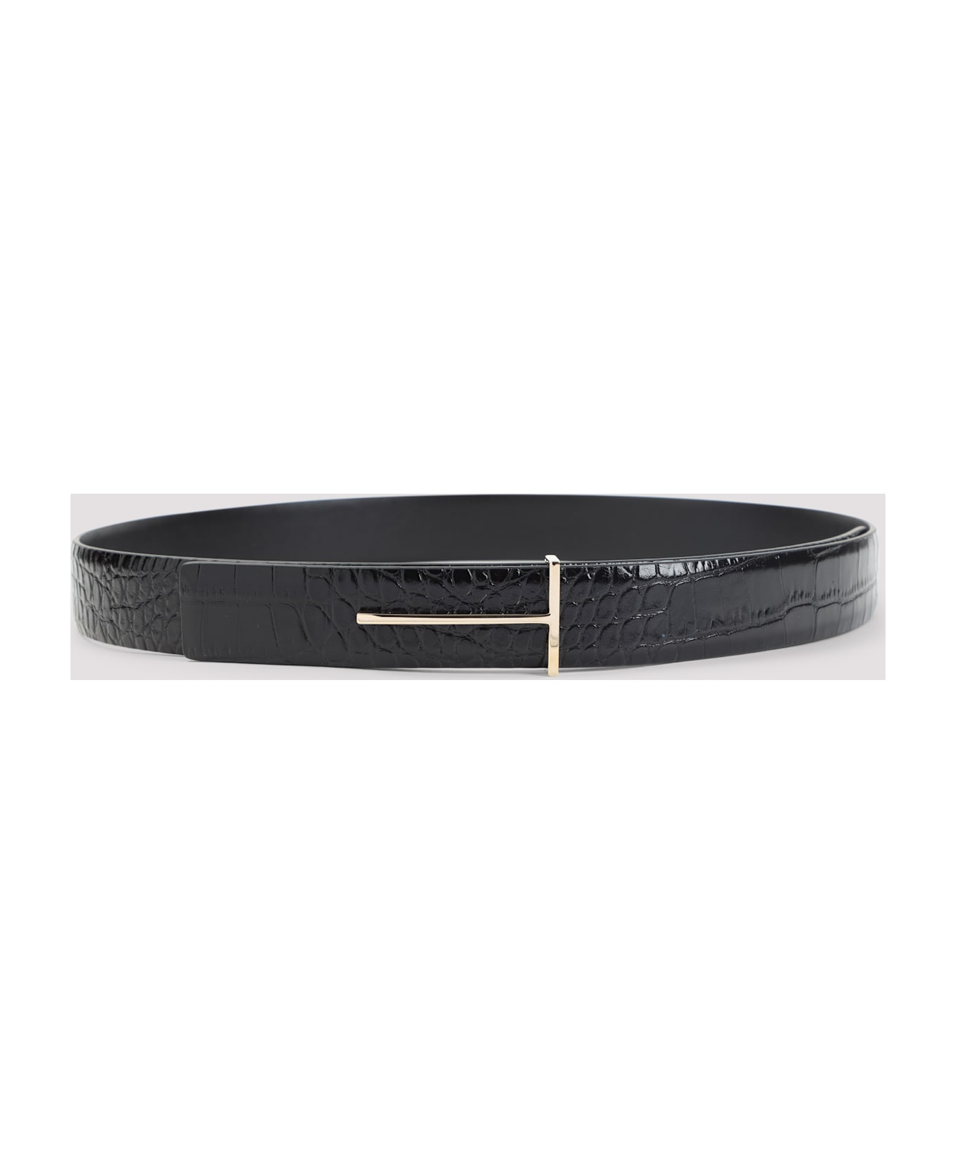 Tom Ford Calf Leather Belt - Naa Black