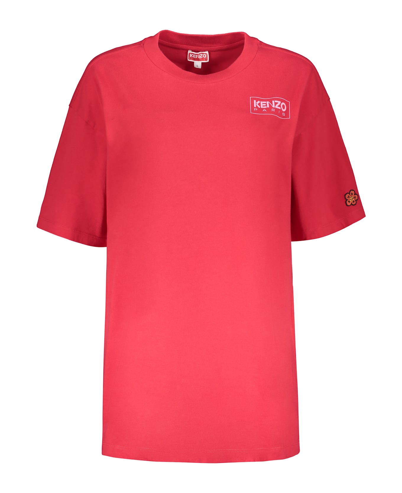 Kenzo Logo Cotton T-shirt - red