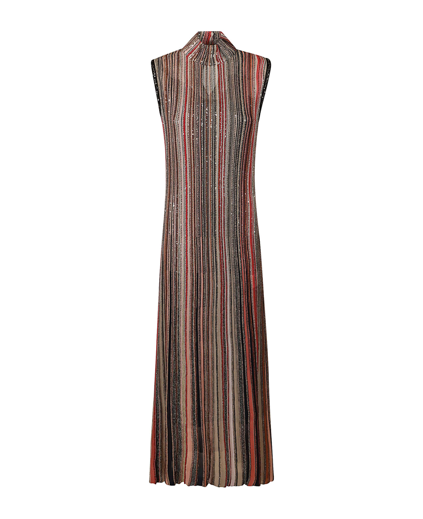 Missoni Embellished Sleeveless Stripe Dress - Af Multi