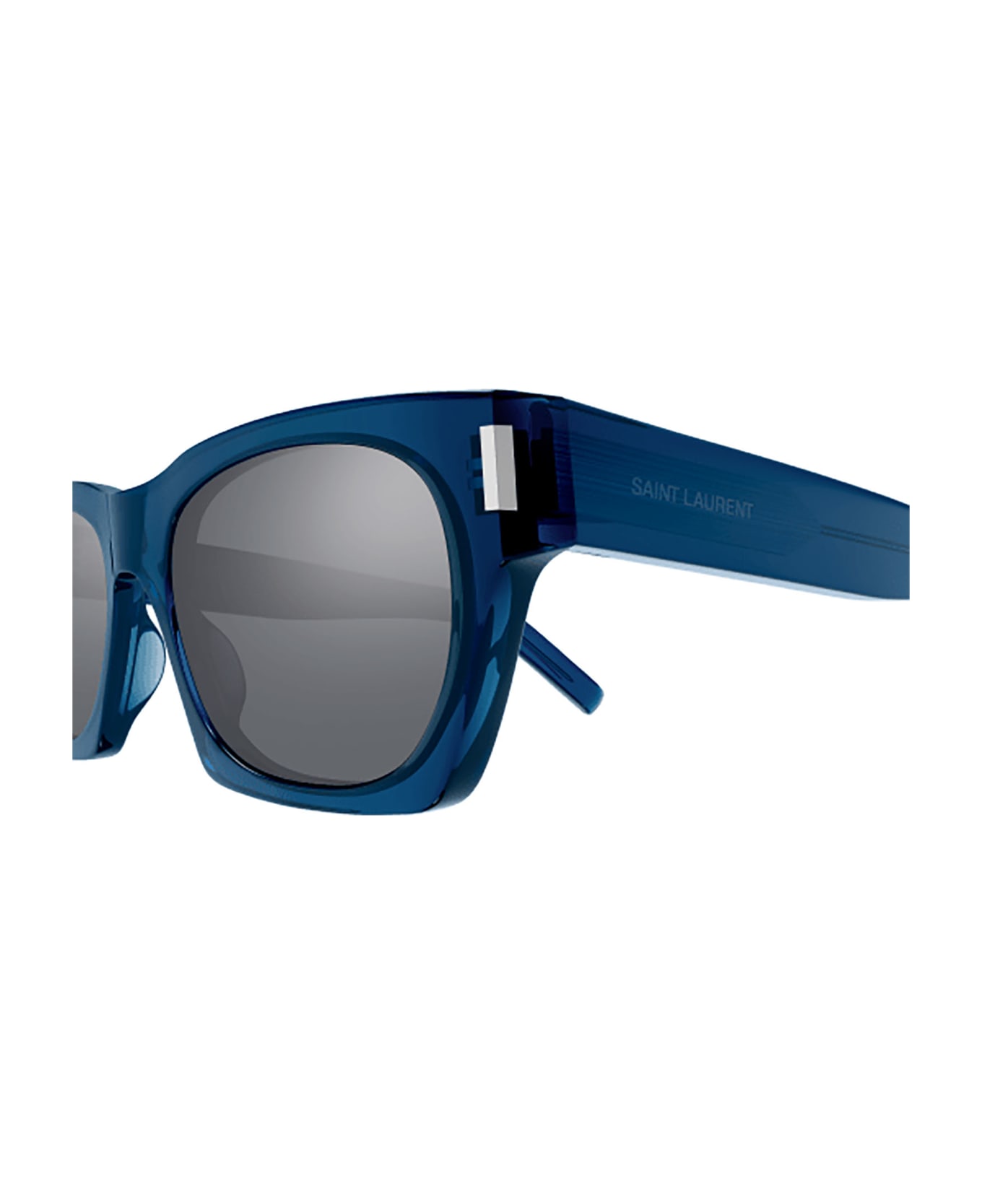 Saint Laurent Eyewear SL 402 Sunglasses - Blue Blue Silver
