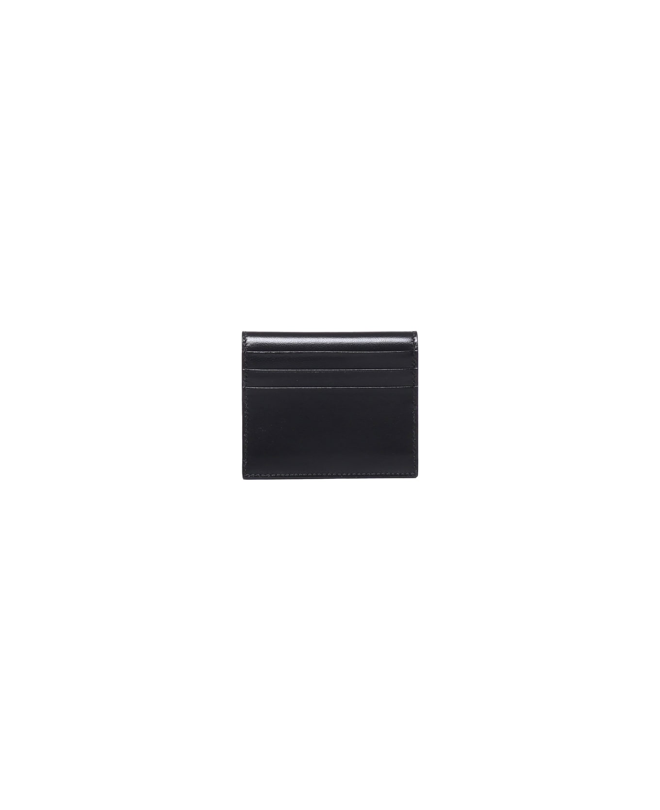 Saint Laurent Paris Reversible Card Case - Black