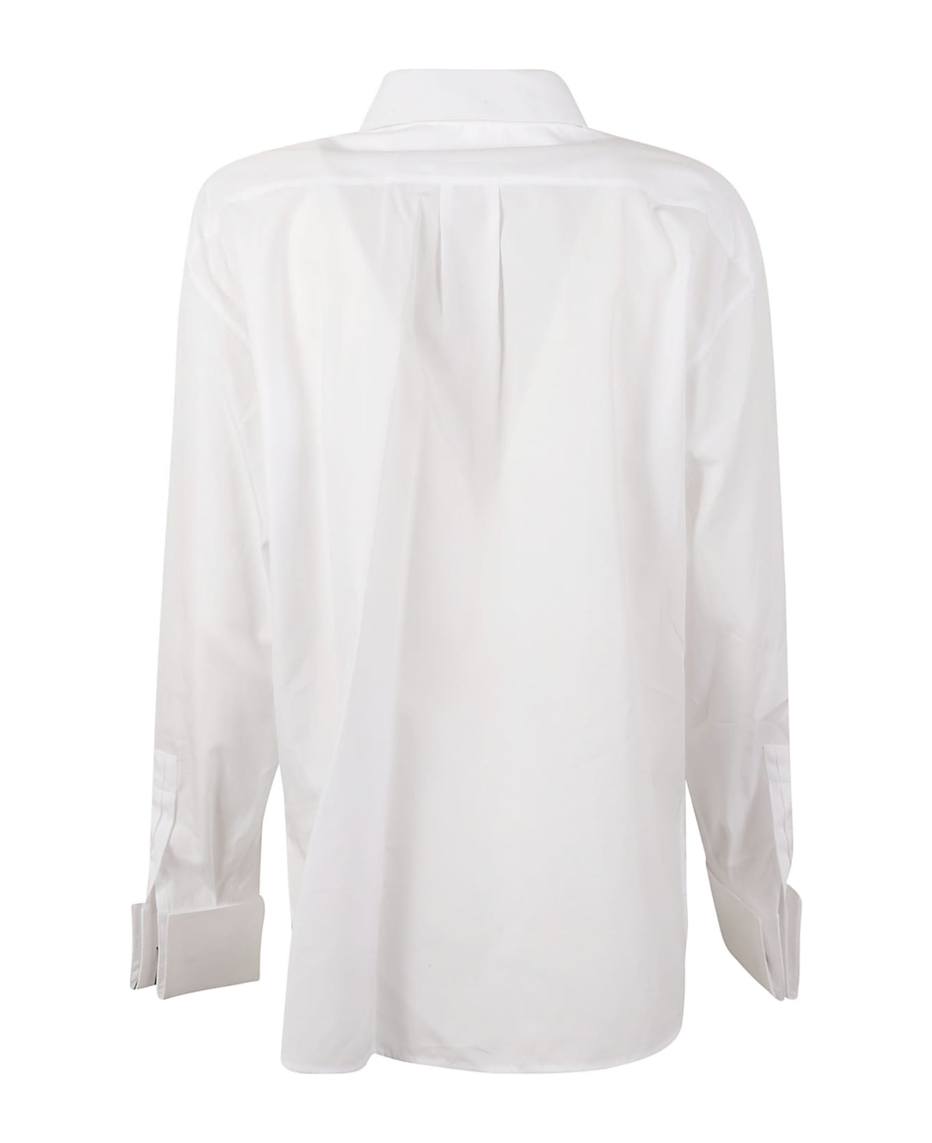 Saint Laurent Popeline Shirt - WHITE