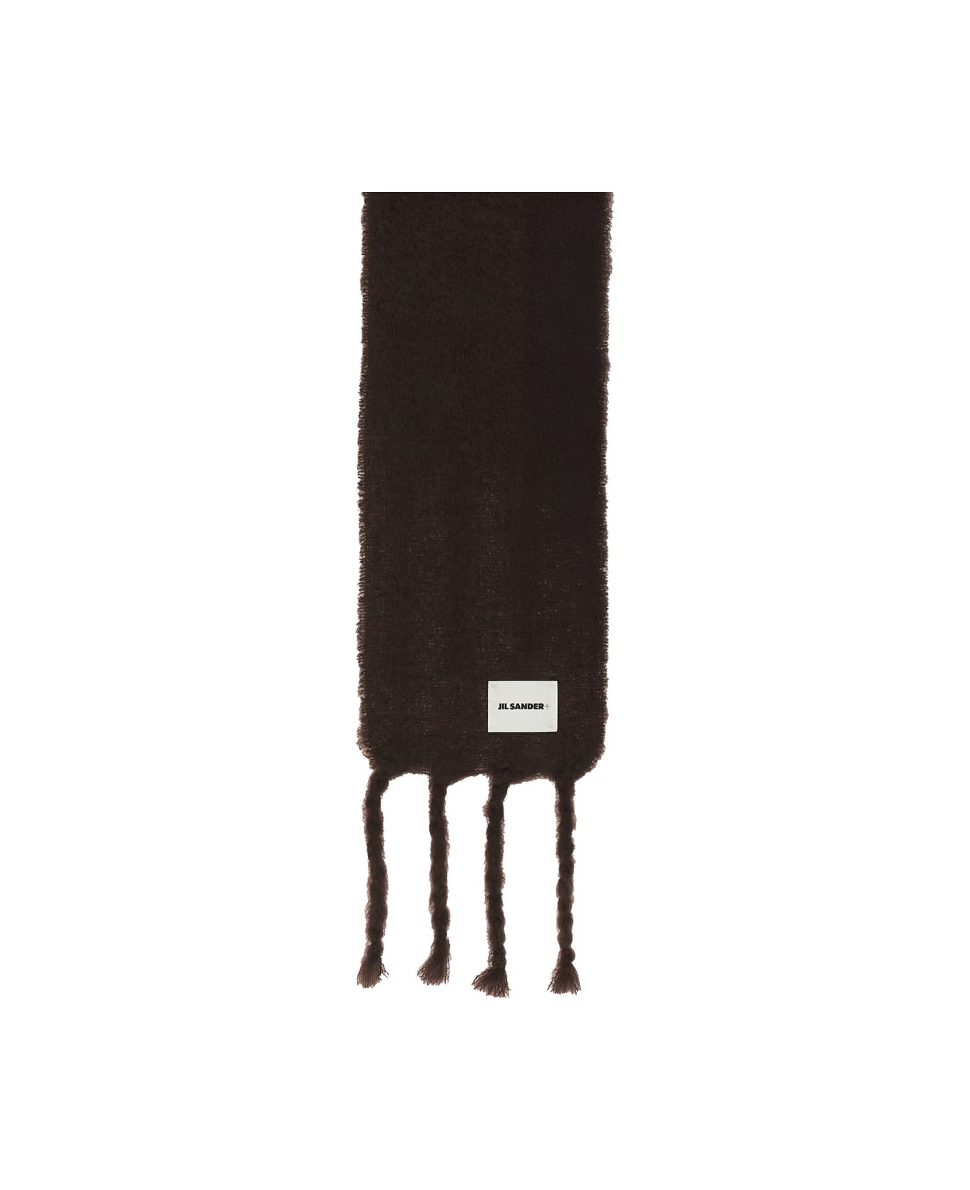 Jil Sander Wool Blend Scarf - BORDEAUX