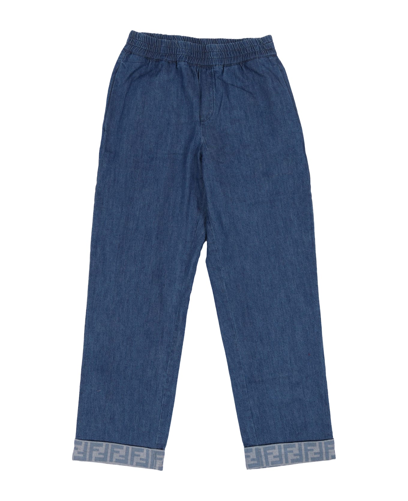 Fendi Light Denim Pants - BLUE
