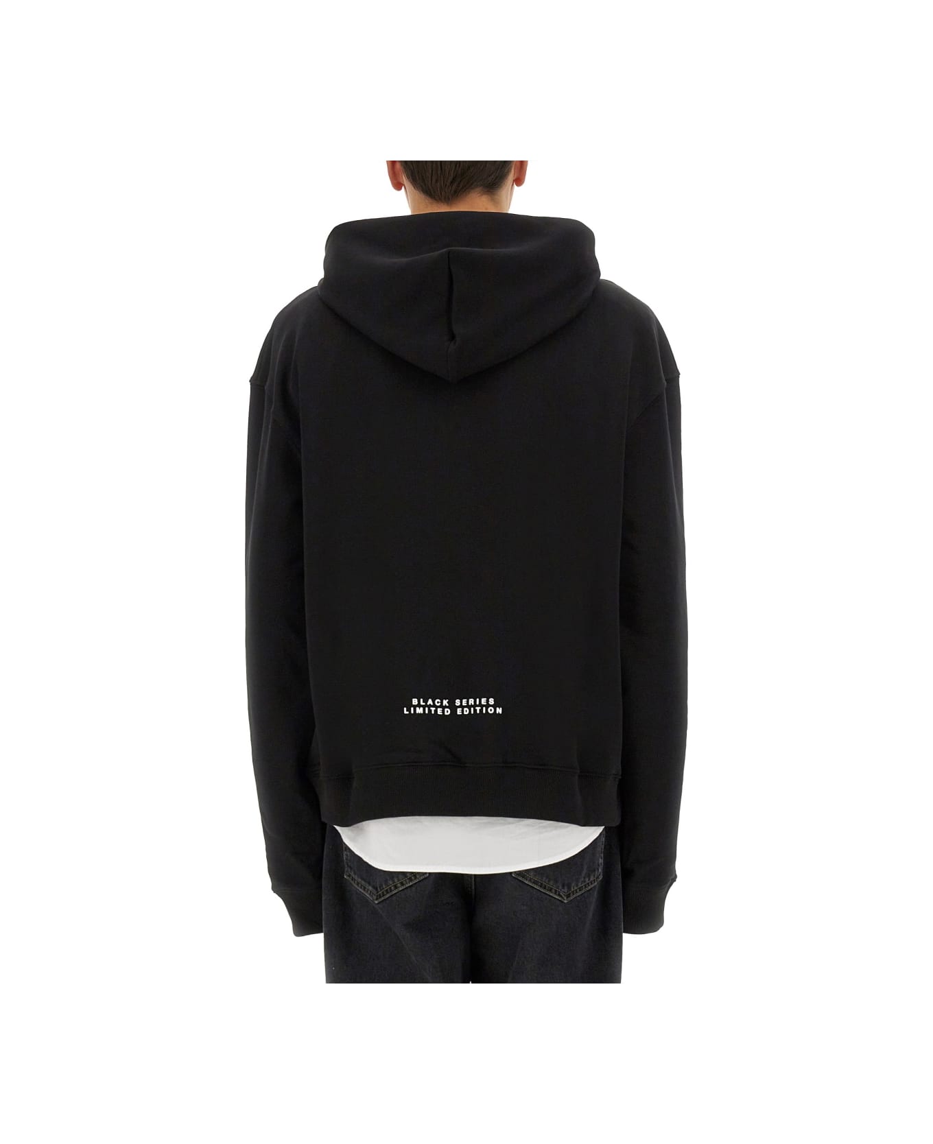 ih nom uh nit Hoodie - BLACK