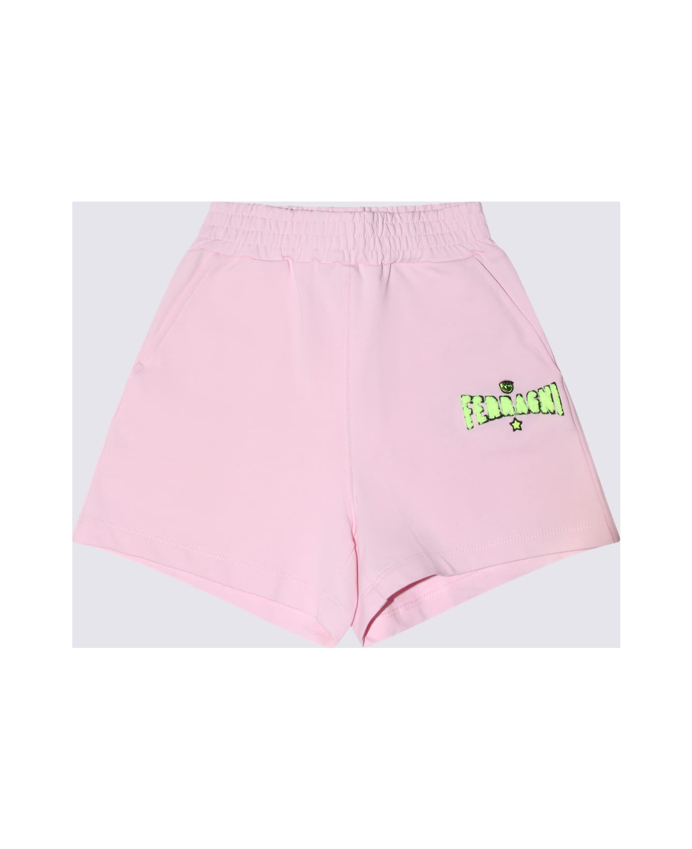 Chiara Ferragni Pink Fairytale Cotton Shorts - ROSA FAIRYTALE