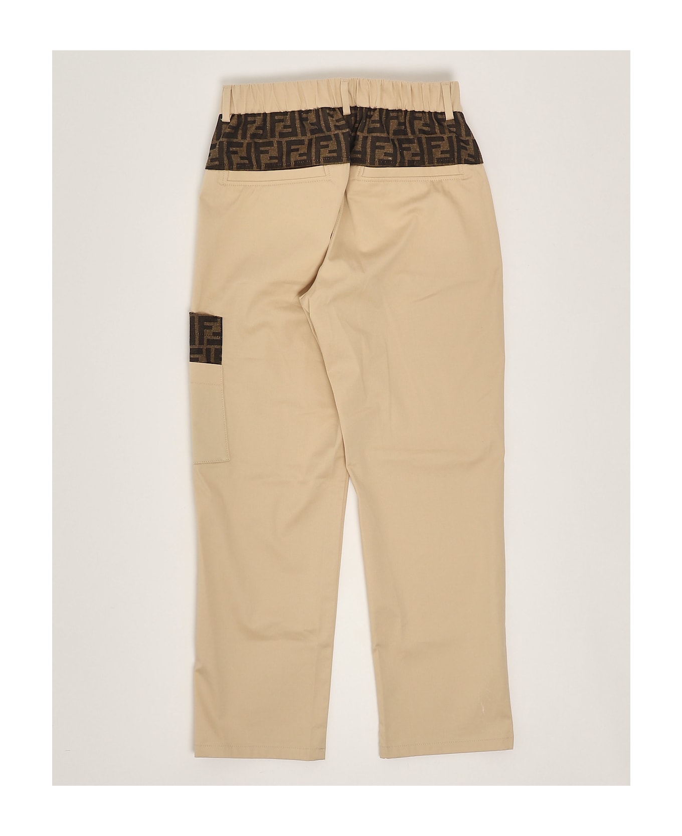 Fendi Trousers Trousers - BEIGE