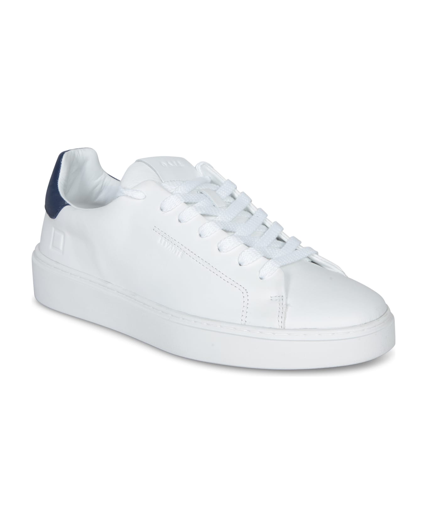 D.A.T.E. Levante White-blue Sneakers - White