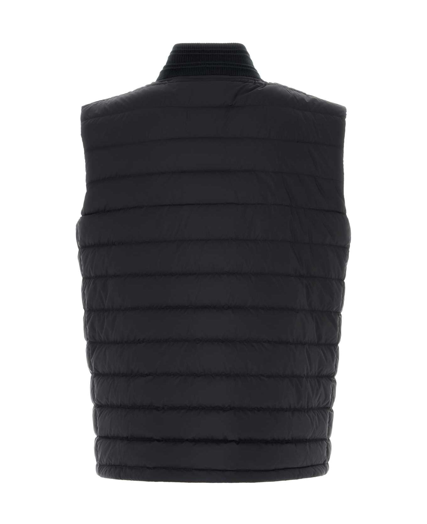 Burberry Black Nylon Down Jacket - BLACK