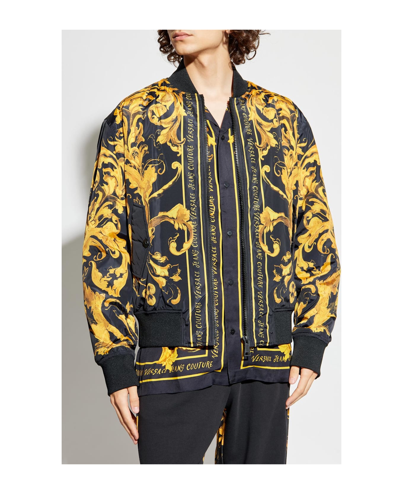 Versace Jeans Couture 
bomber
-style Jacket - Black