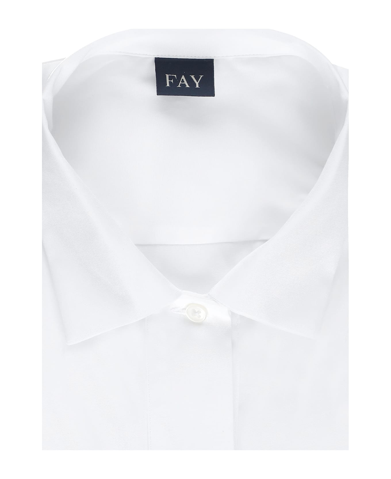 Fay Cotton Shirt - White