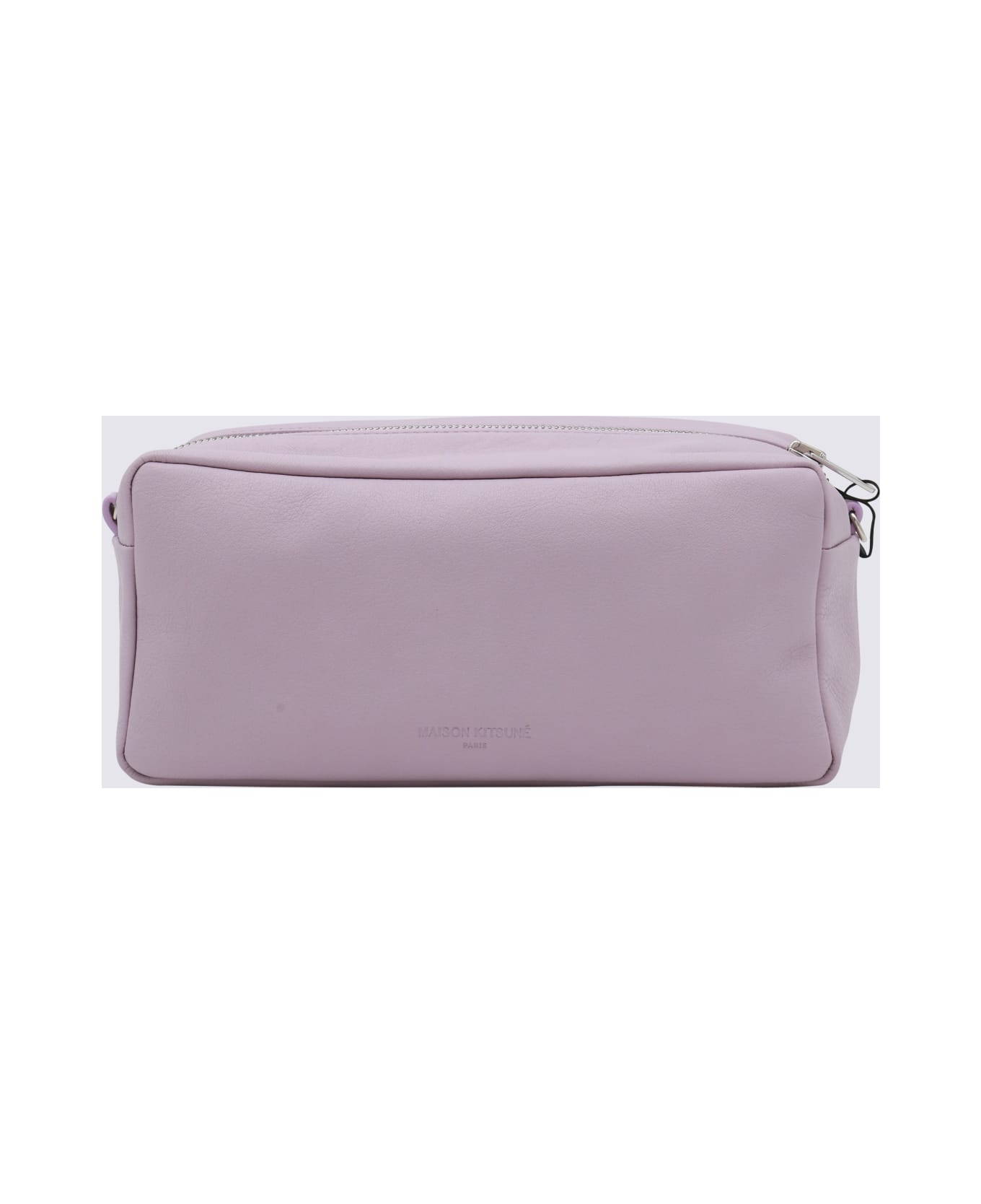 Maison Kitsuné Lilac Leather Shoulder Bag - Purple