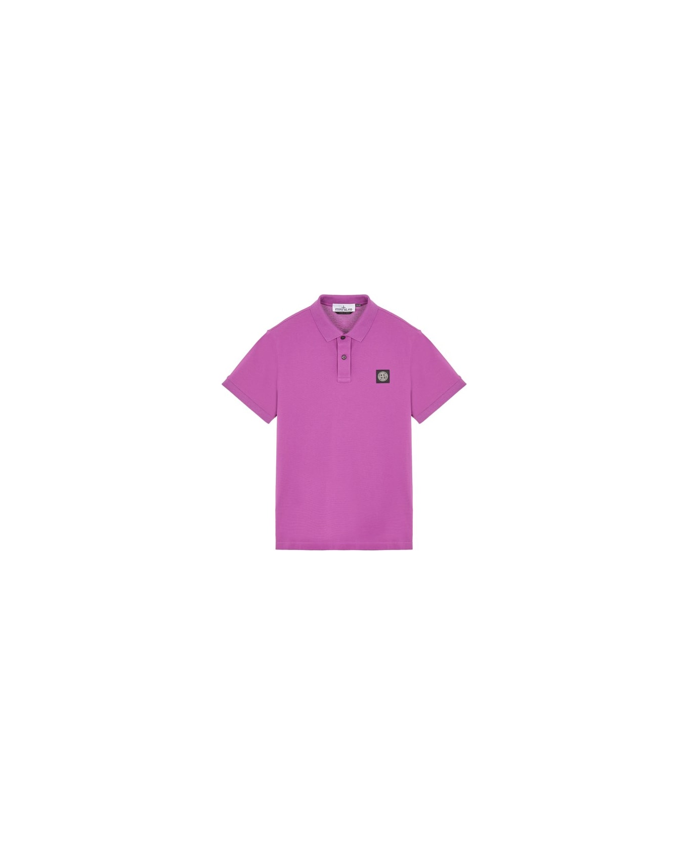 Stone Island Polo T-shirt - Purple ポロシャツ