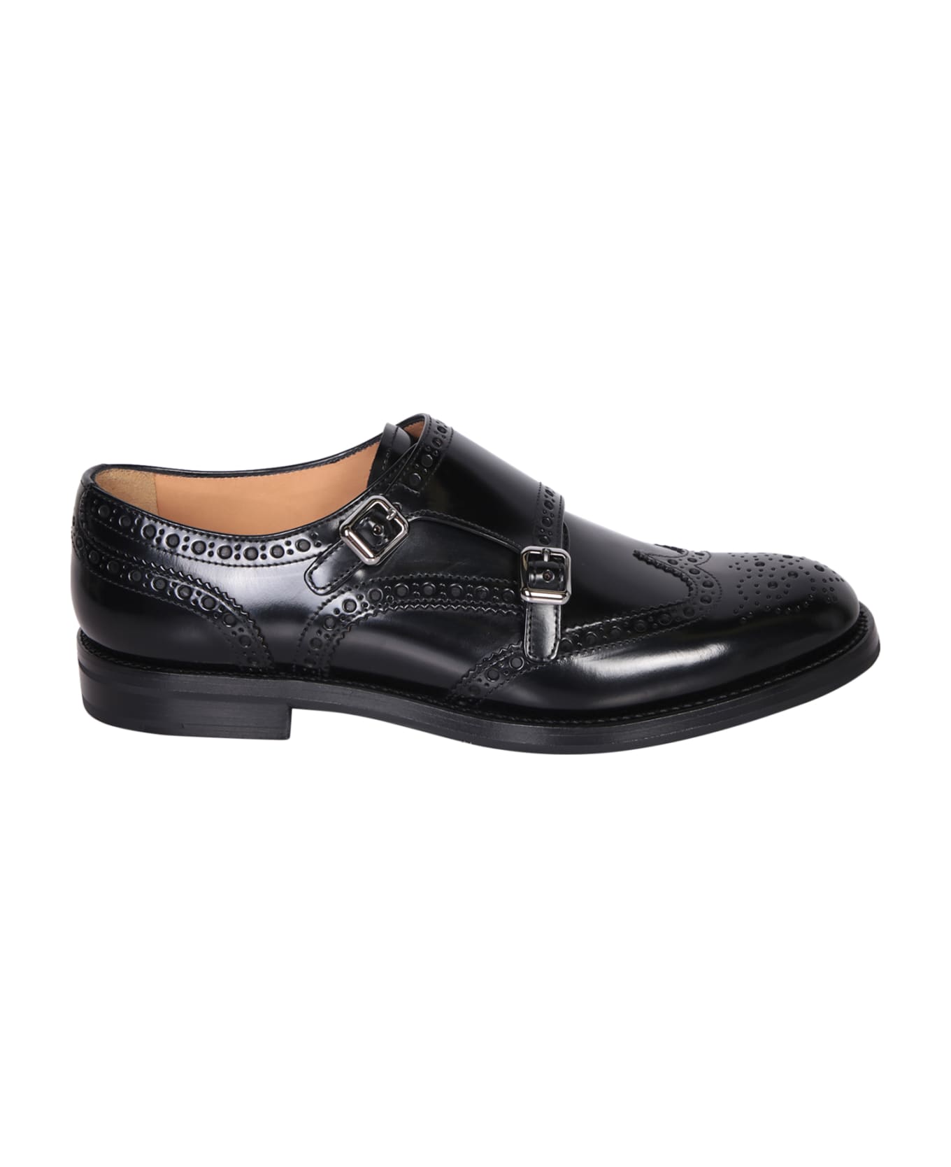 Church's Lana D Buckle Polibin Black Shoes - Black