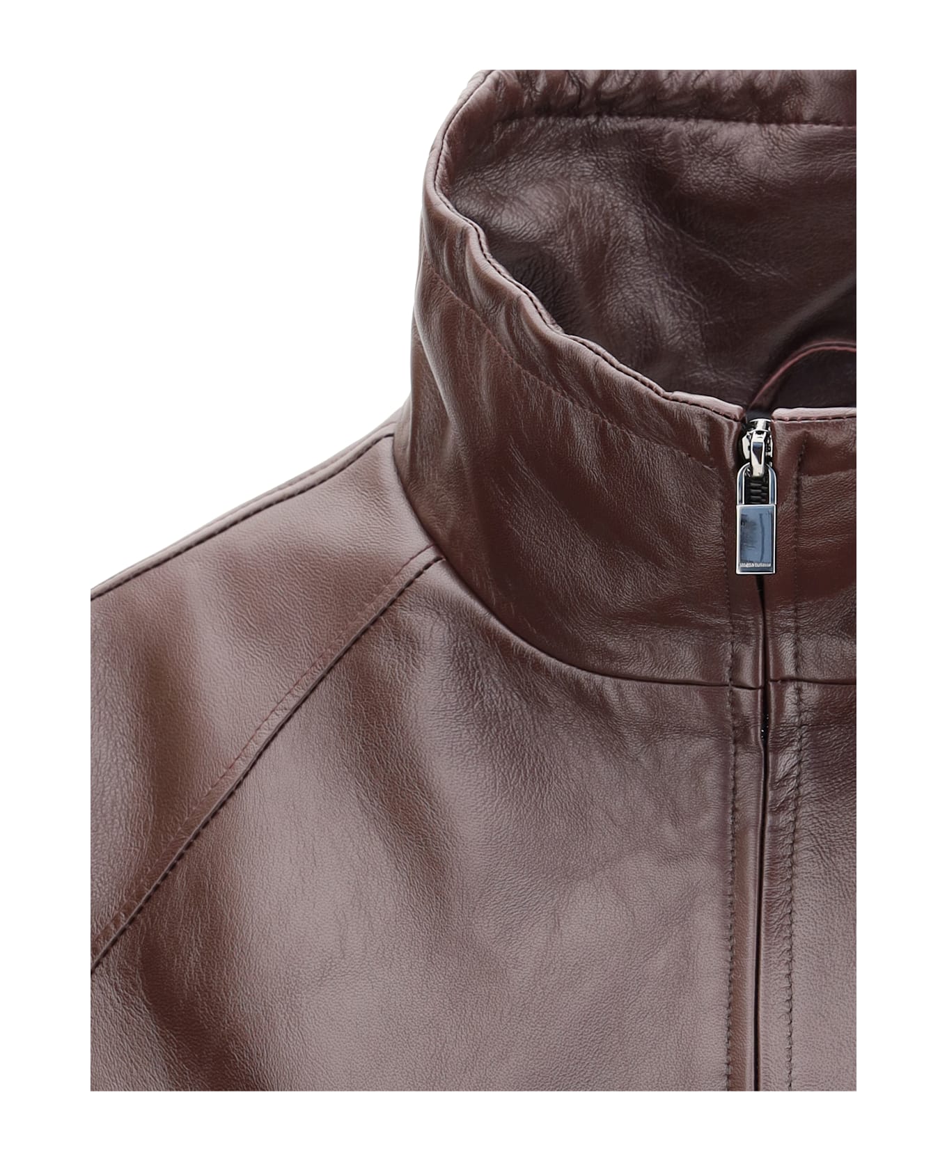 Magda Butrym Oversized Leather Jacket