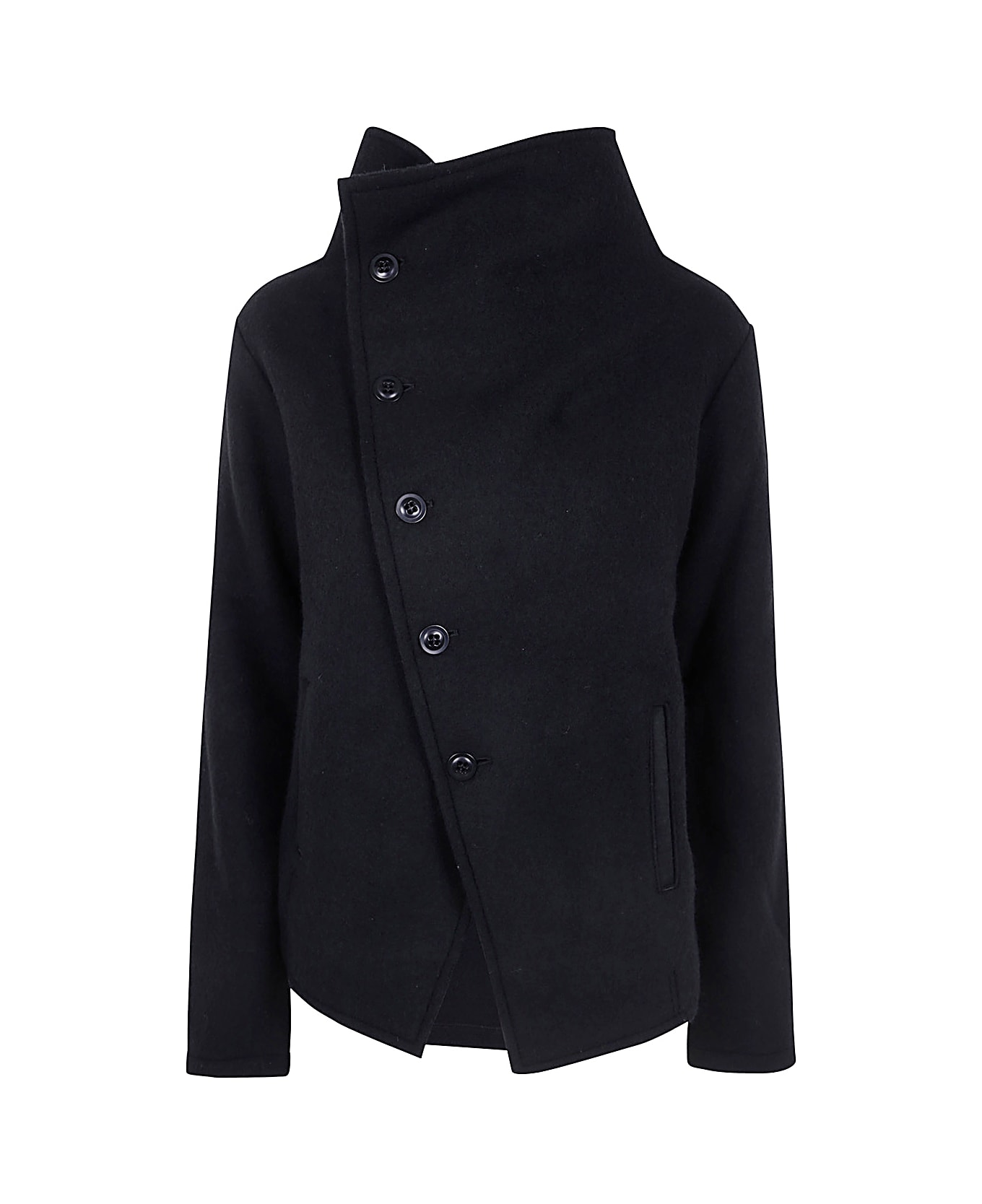 Y's O-five Button Jacket - Black
