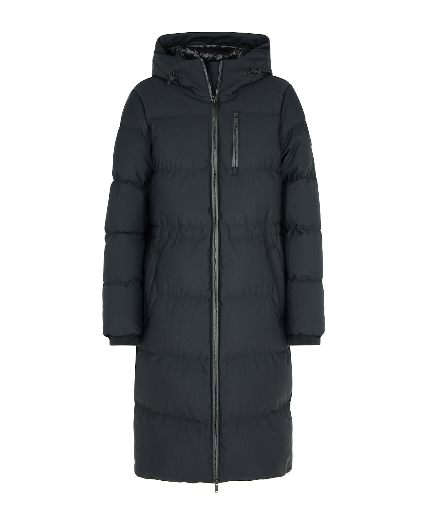 Moose Knuckles 
lenin
 Black Nylon Blend Parka - Black