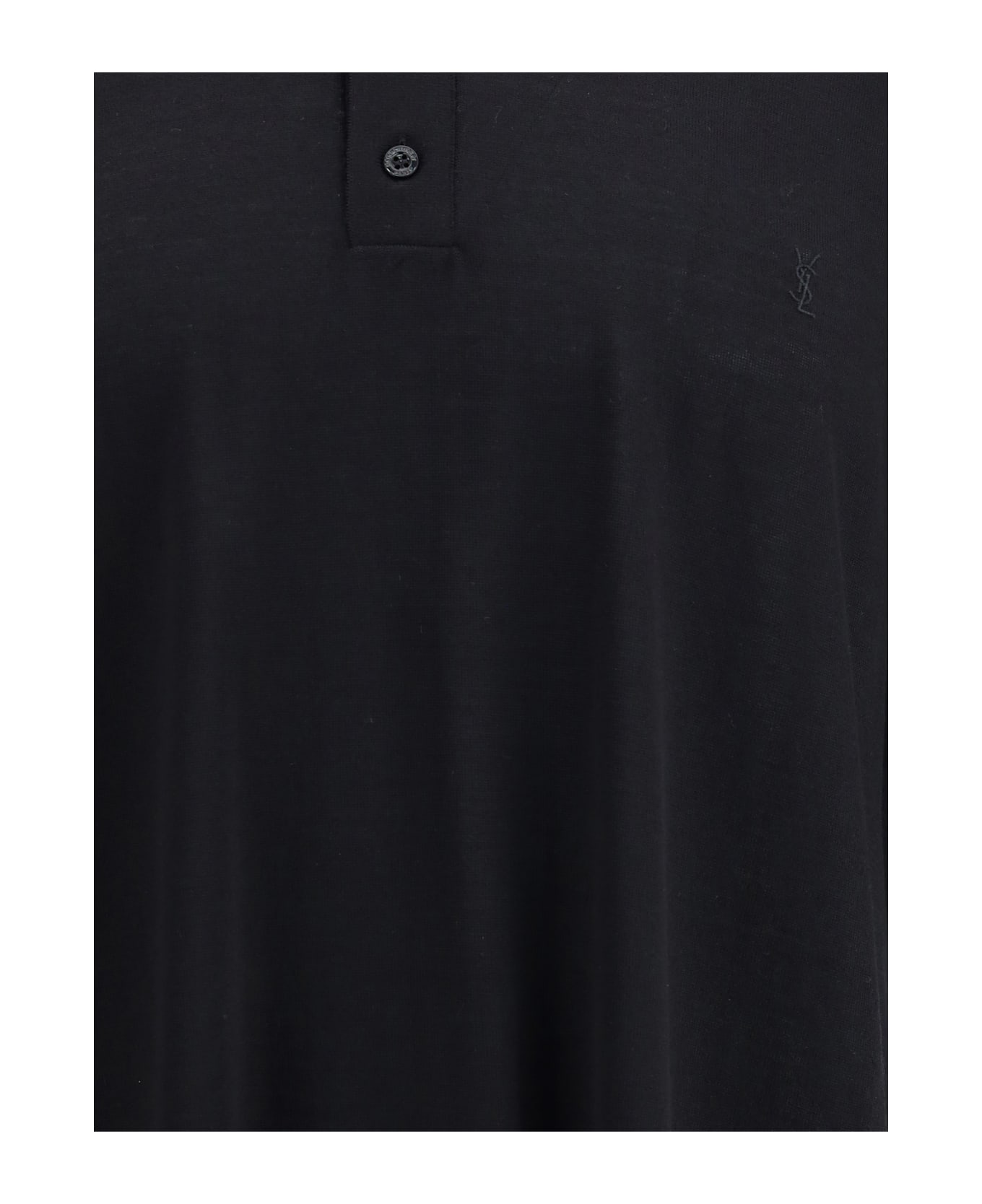 Saint Laurent Wool Polo Shirt
