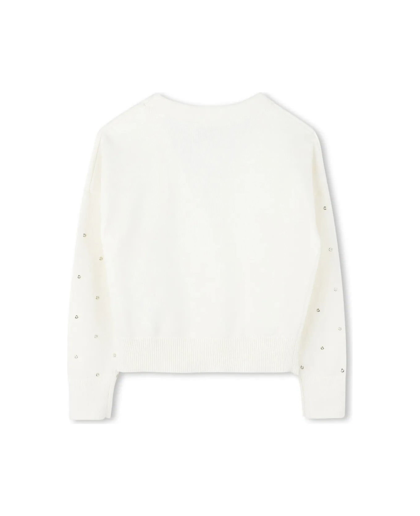 Michael Kors Cardigan Con Bottoni - White