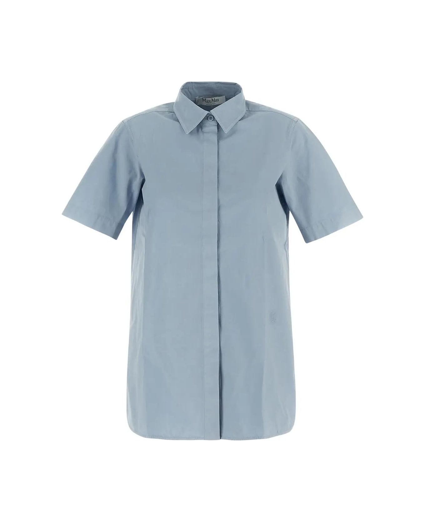 Max Mara Classic Shirt - Clear Blue シャツ