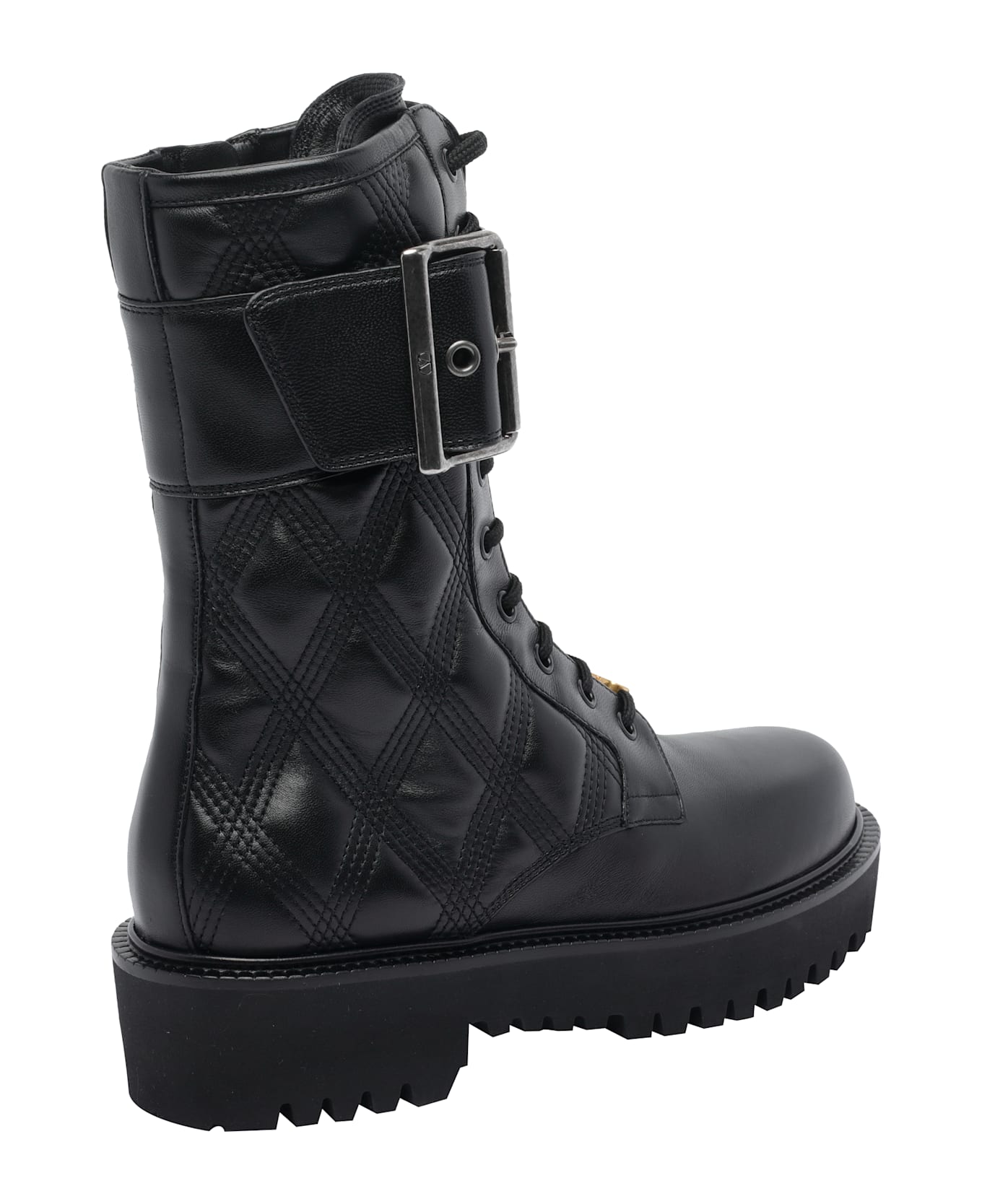 Valentino Garavani Valentino Combat Booties - Black
