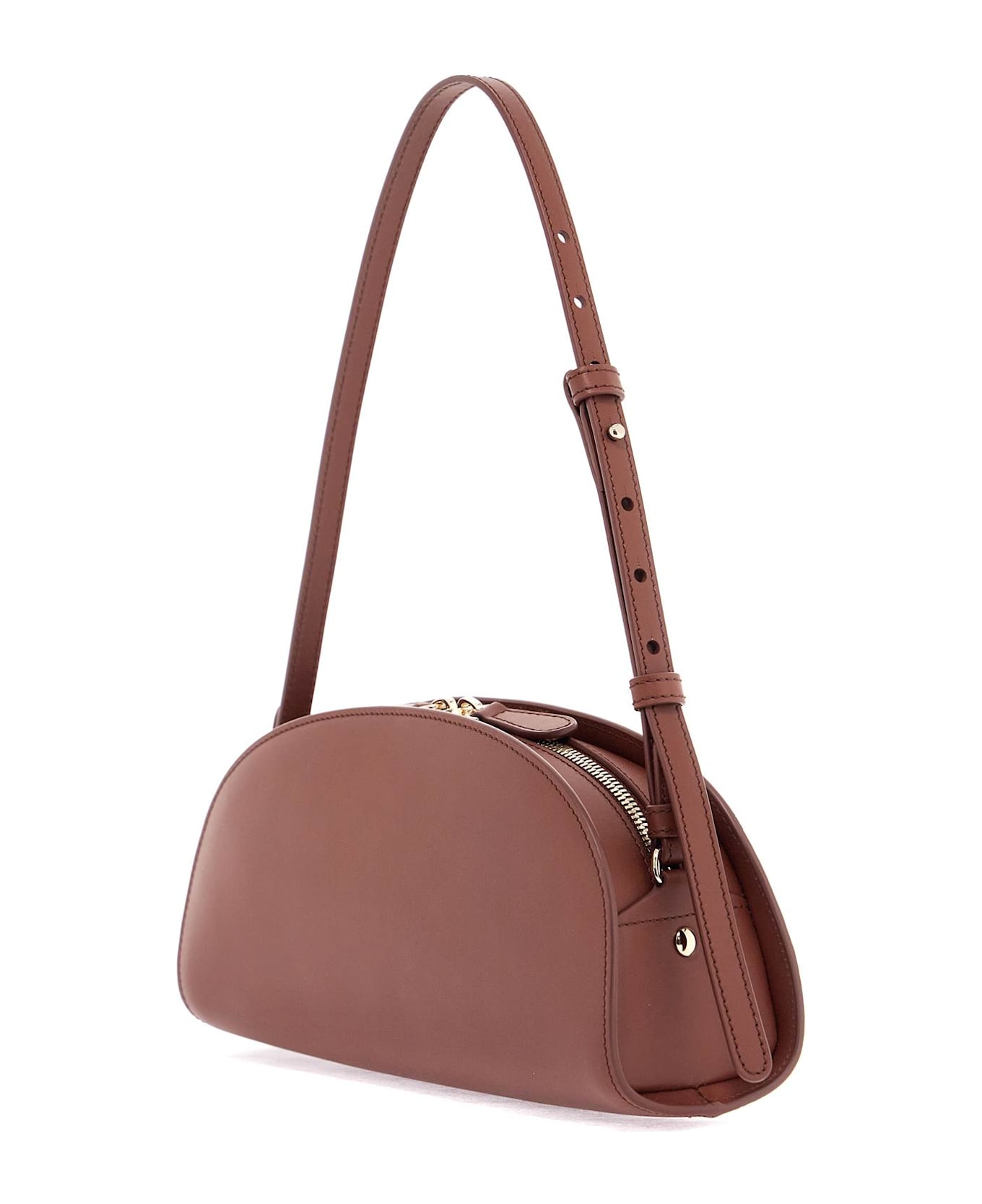 A.P.C. Demi-lune Shoulder Bag - BROWN