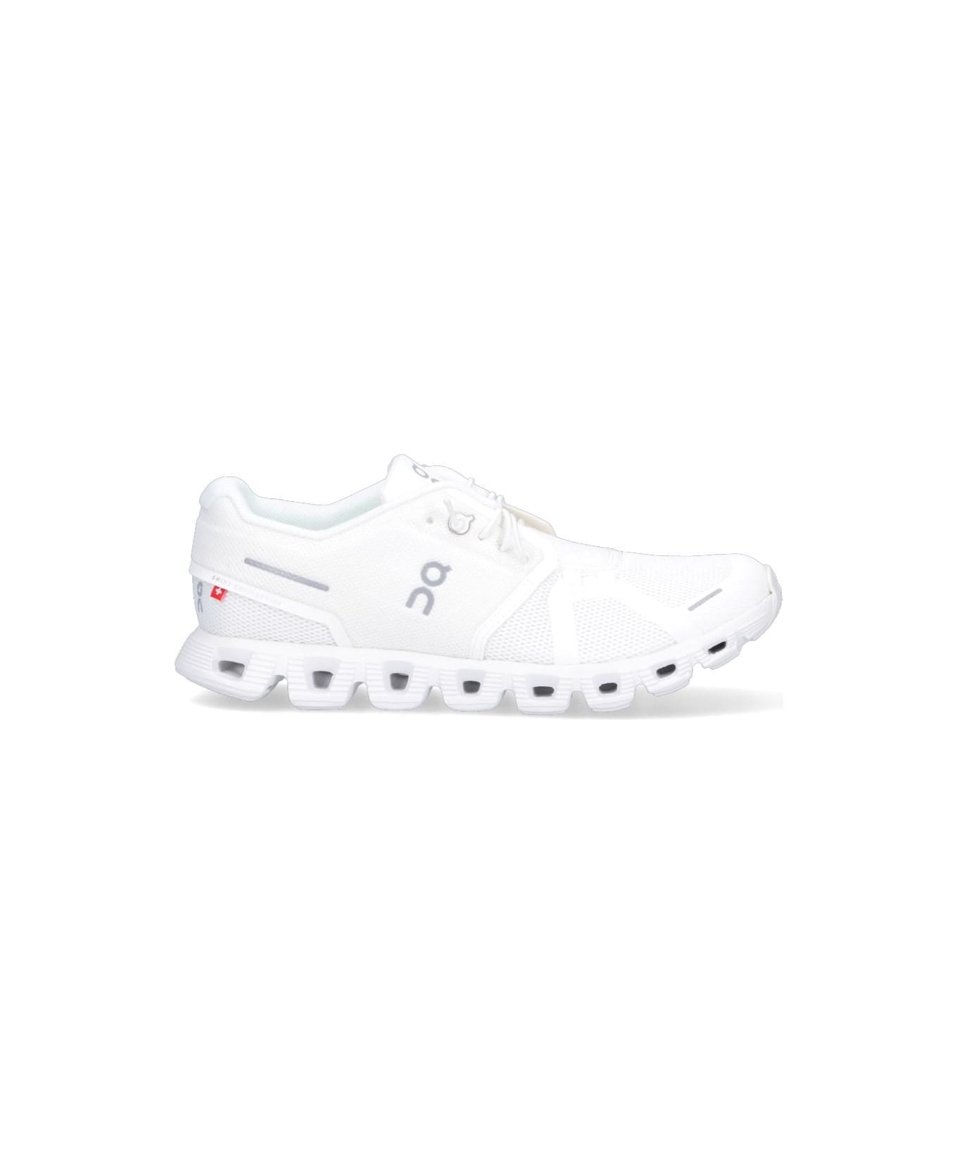 ON 'cloud 5' Sneakers - Undyed White  White スニーカー