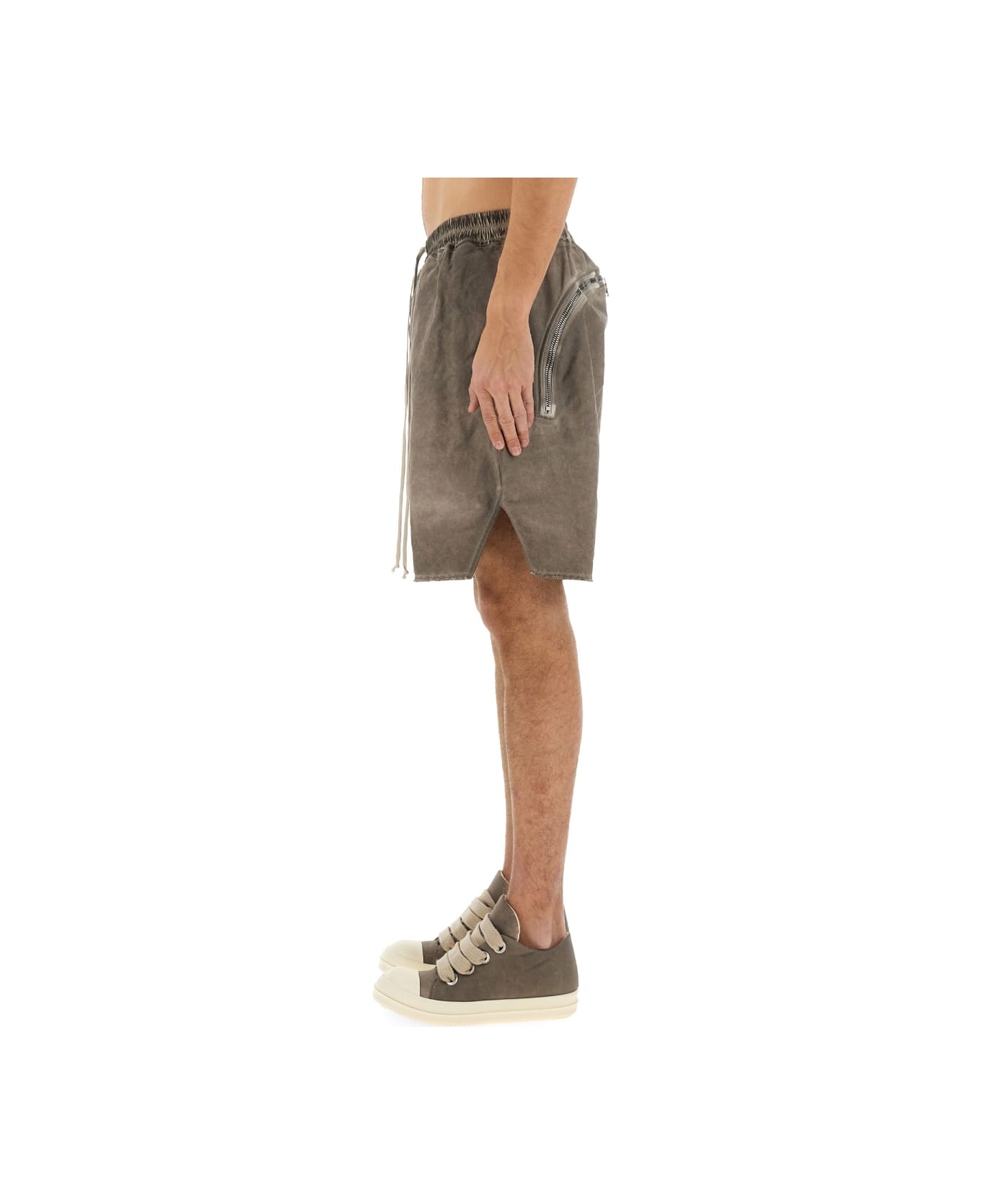 DRKSHDW Zippered Boxer Shorts - DOVE