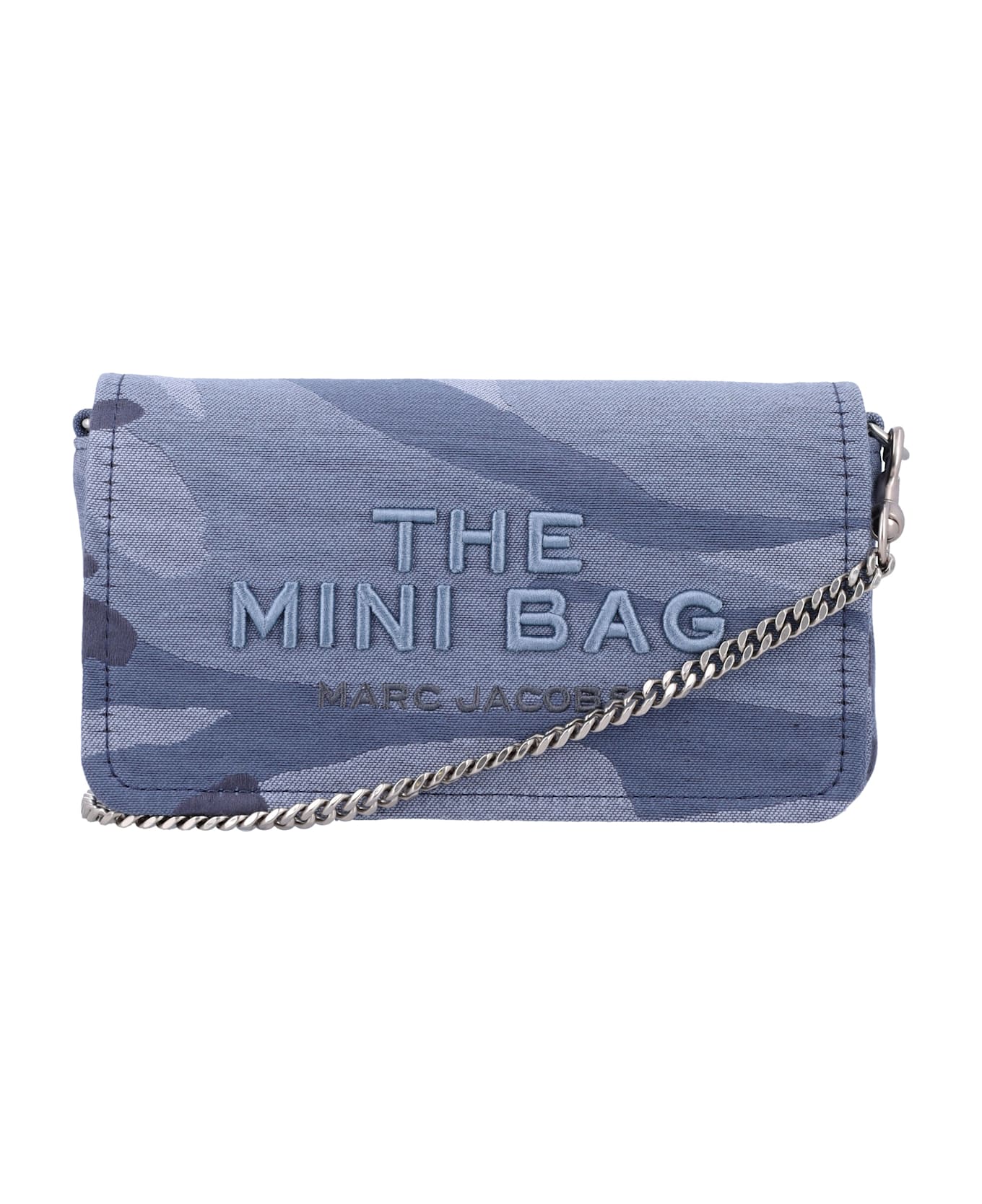 Marc Jacobs The Camo Jacquard Chain Mini Bag - BLUE MULTI CAMOU