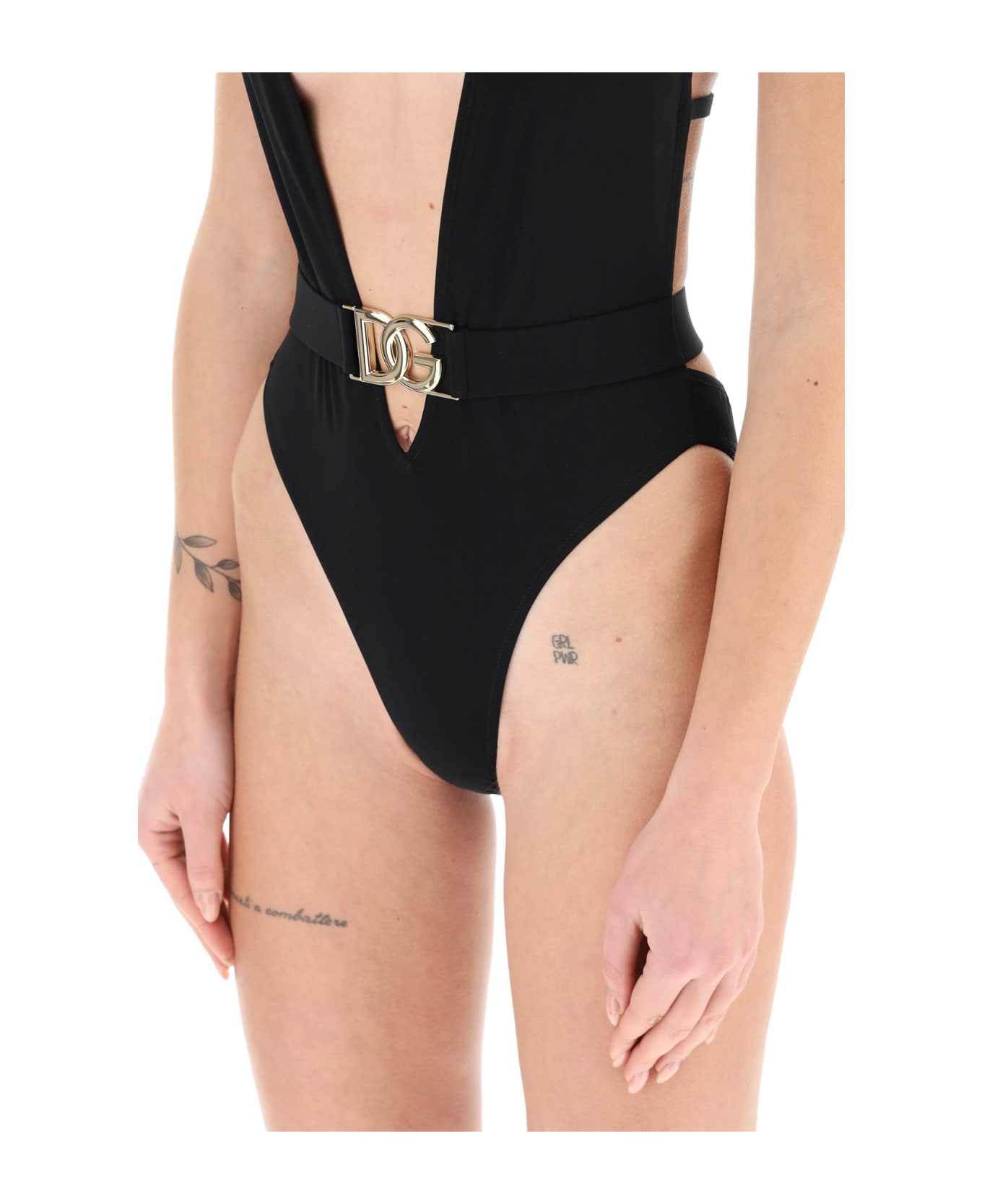 Dolce & Gabbana One-piece Swimsuit - NERO (Black)