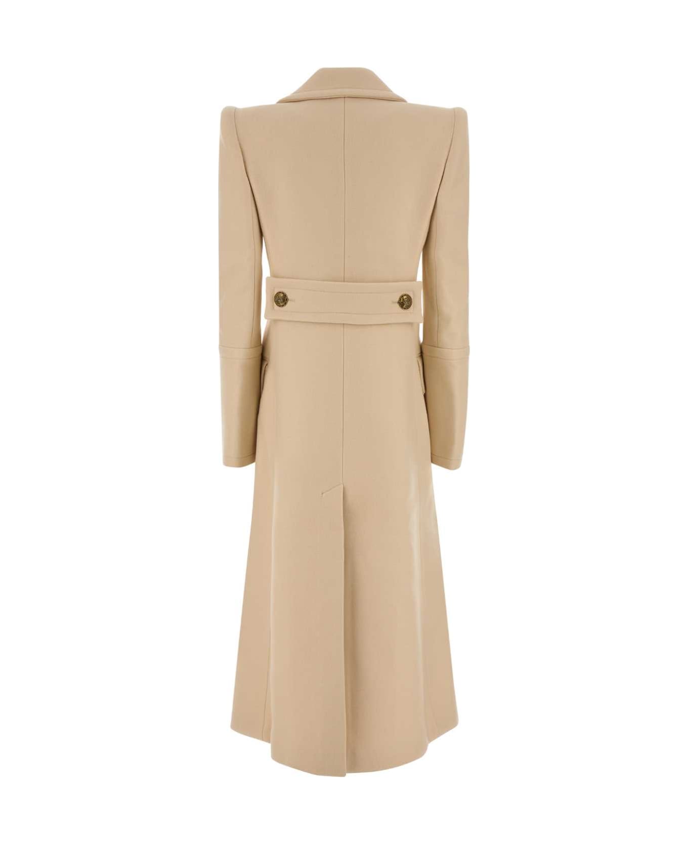 Zimmermann Sand Wool Blend Hypnotic Coat - CREAM