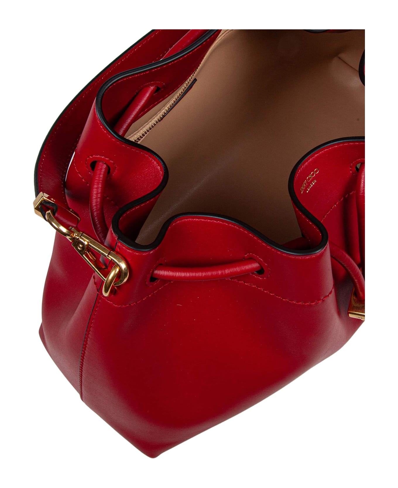 【送料&関税込】Jimmy Choo Bucket Bag In Red Color Leather Jimmy Choo Bucket Bag In Red Color Leather | italist, ALWAYS