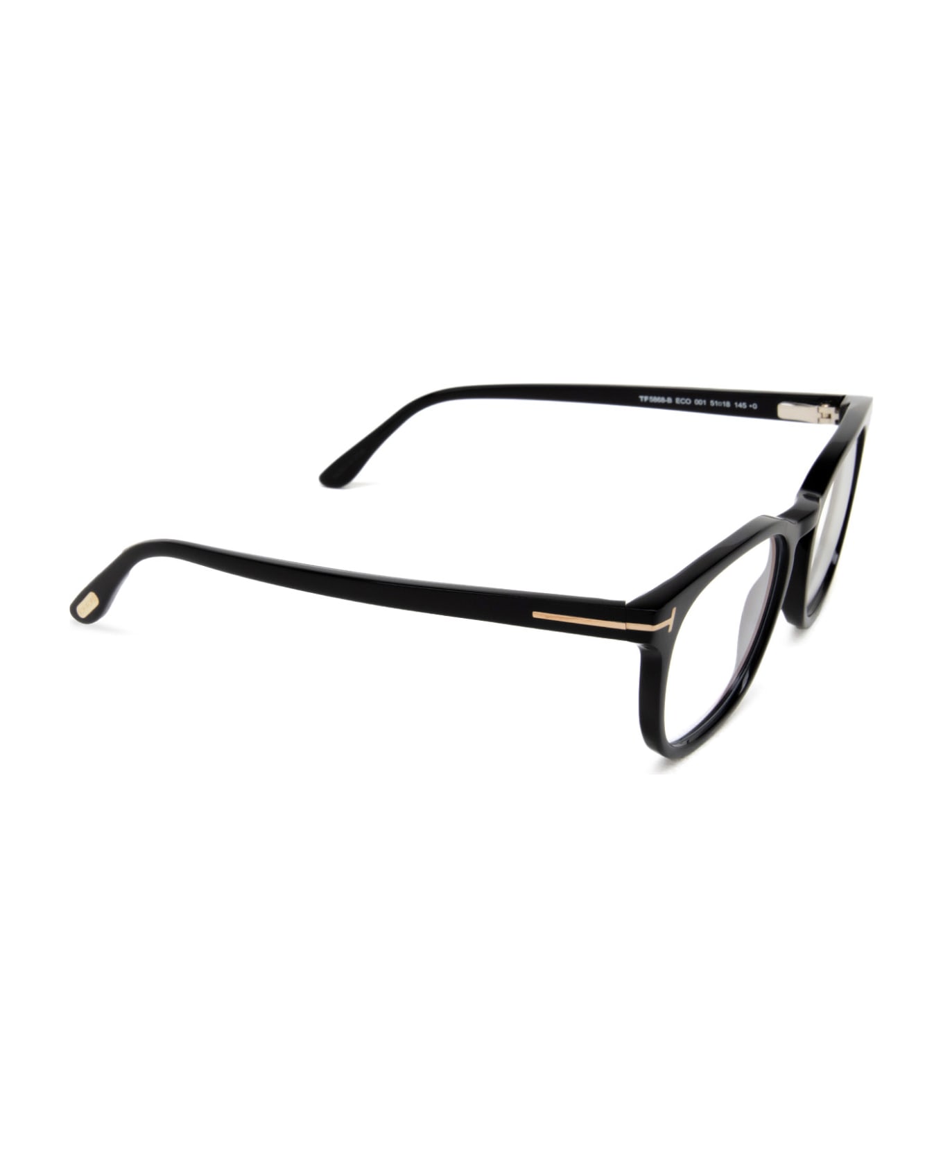 Tom Ford Eyewear Ft5868-b Shiny Black Glasses - Shiny Black