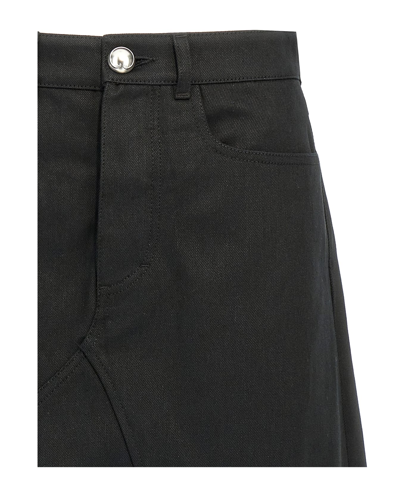 Jil Sander Midi Skirt - Black  