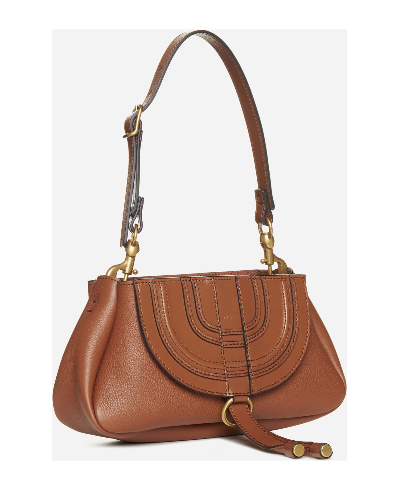 Chloé Marcie Shoulder Bag - Leather Brown