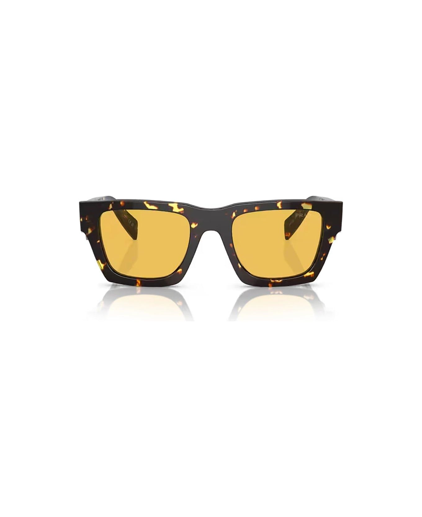 Prada Eyewear Square Frame Sunglasses Sunglasses - 16O10C Tortoise Black Malt