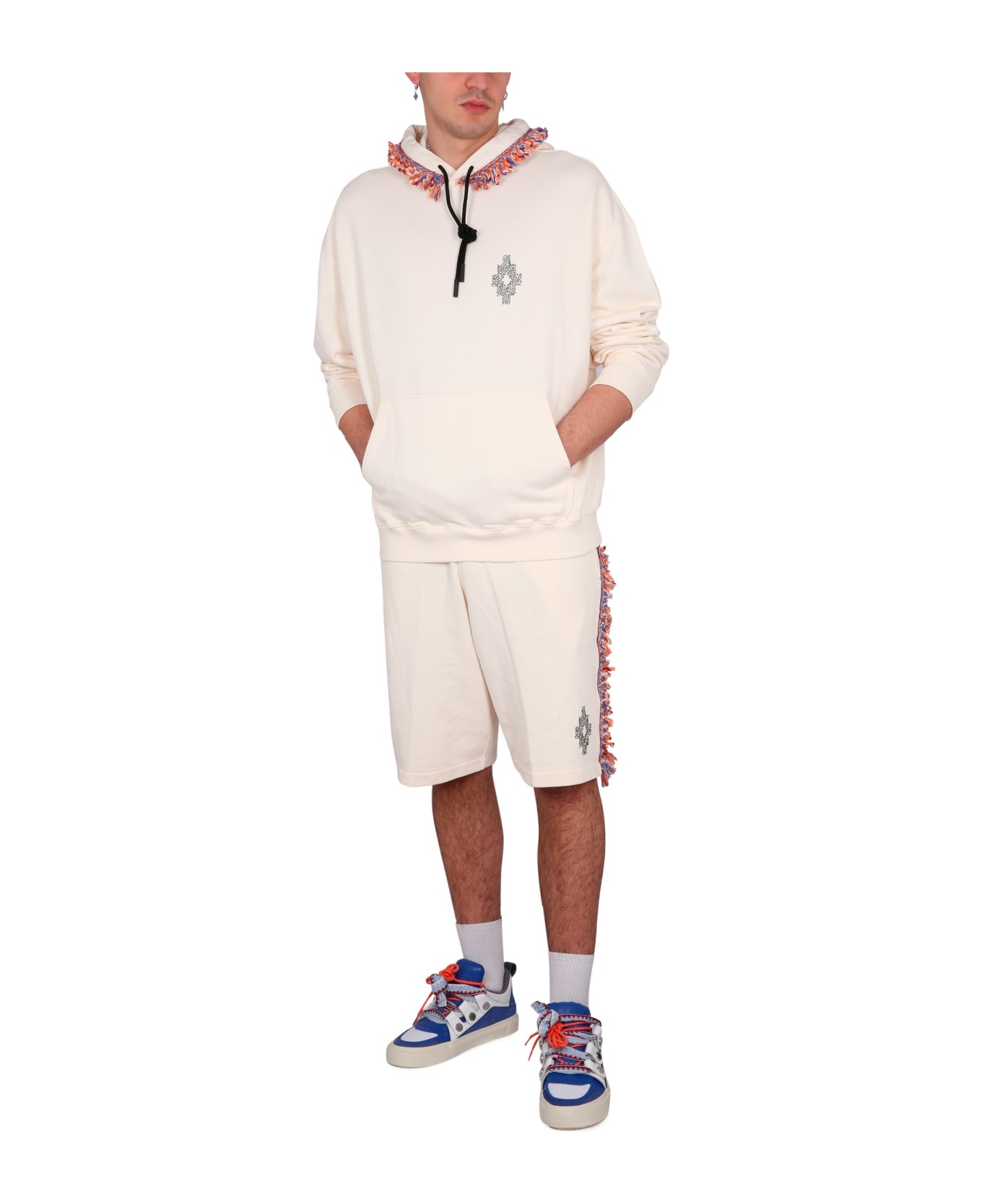 Marcelo Burlon Fringes Sweatshirt - CIPRIA