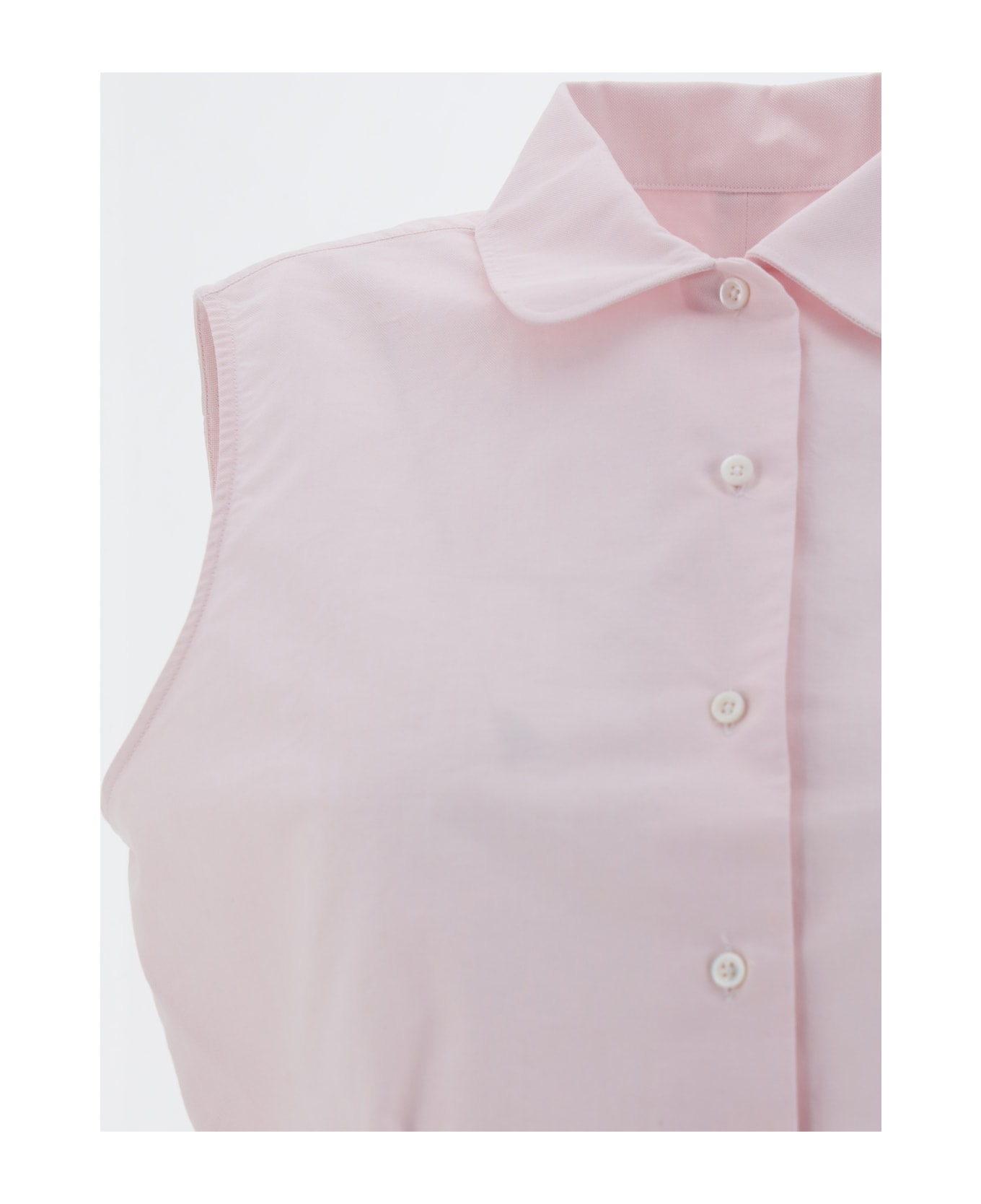 Thom Browne Sleveless Shirt - Pink