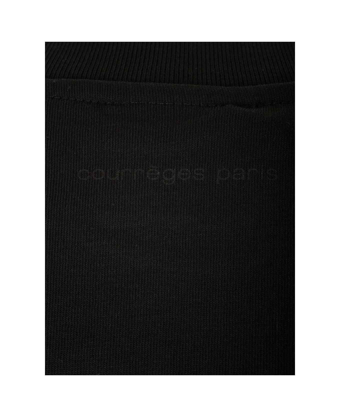 Courrèges Straight Fit T-shirt - Black