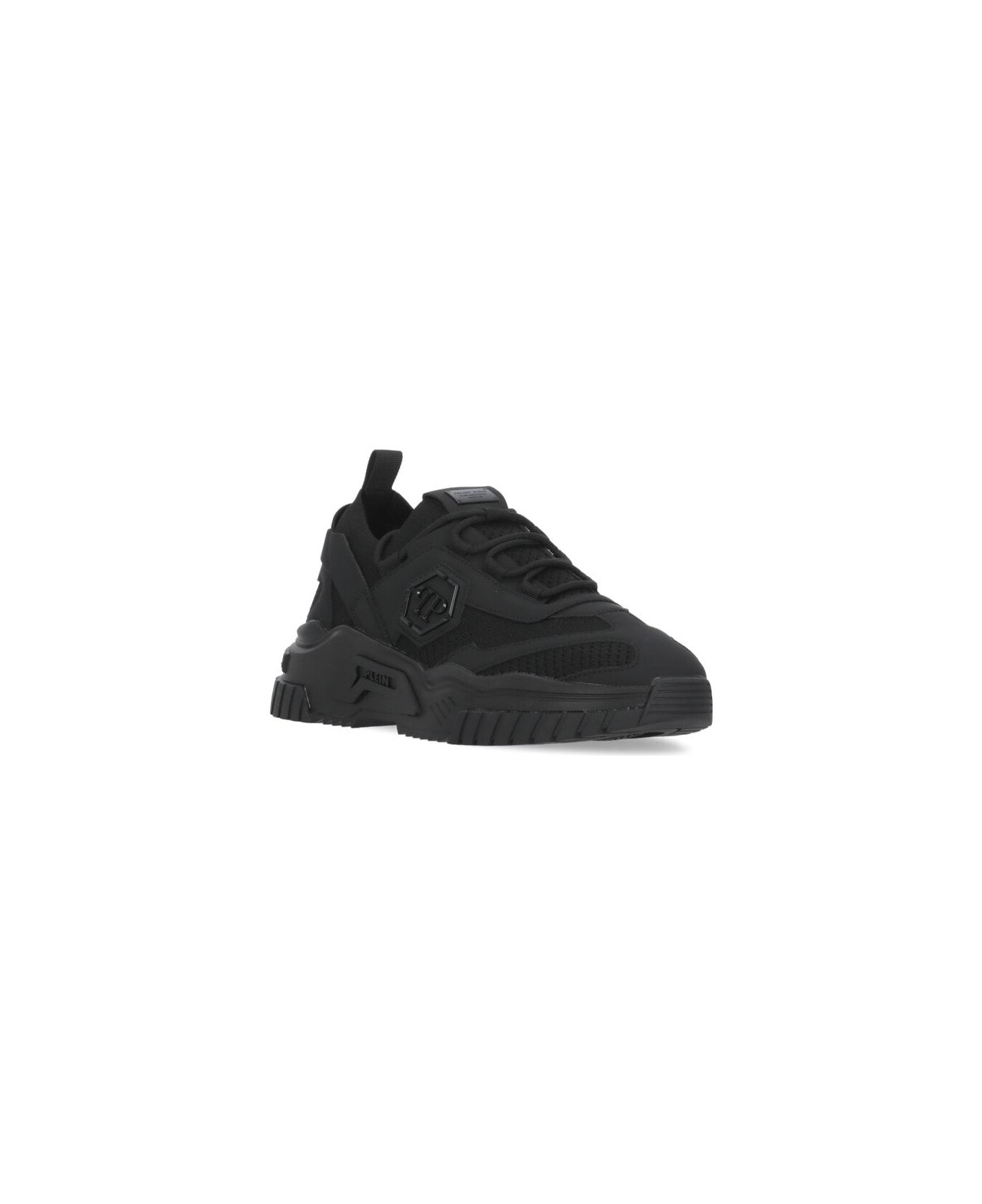 Philipp Plein Runner Hexagon Sneakers - Black