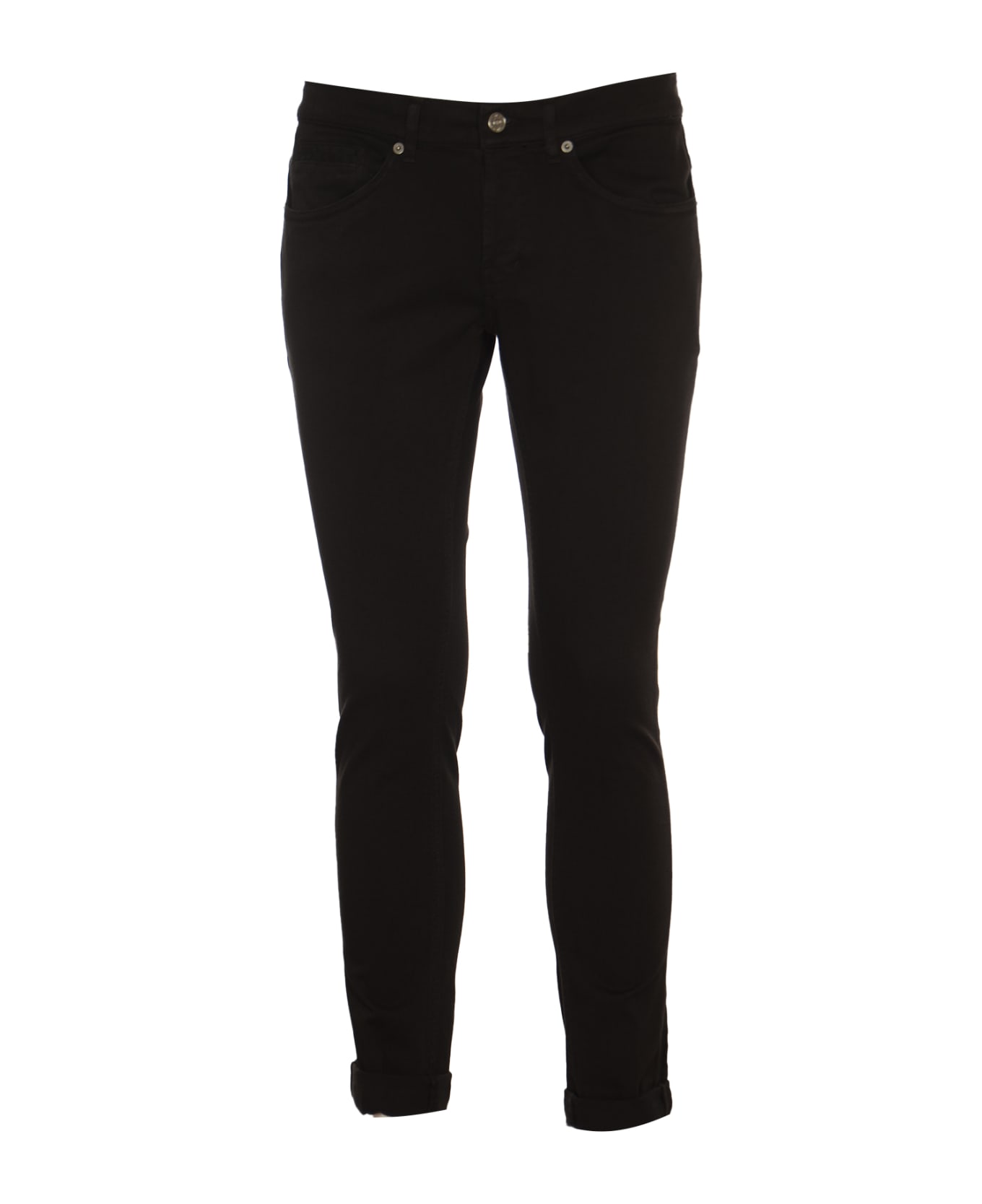 Dondup Concealed Skinny Trousers - BLACK ボトムス