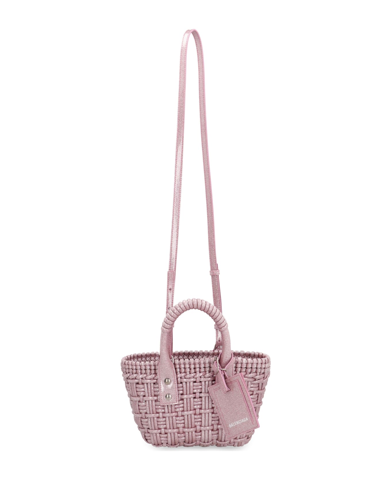 Balenciaga Bistro Xxs Basket Handbag - Pink